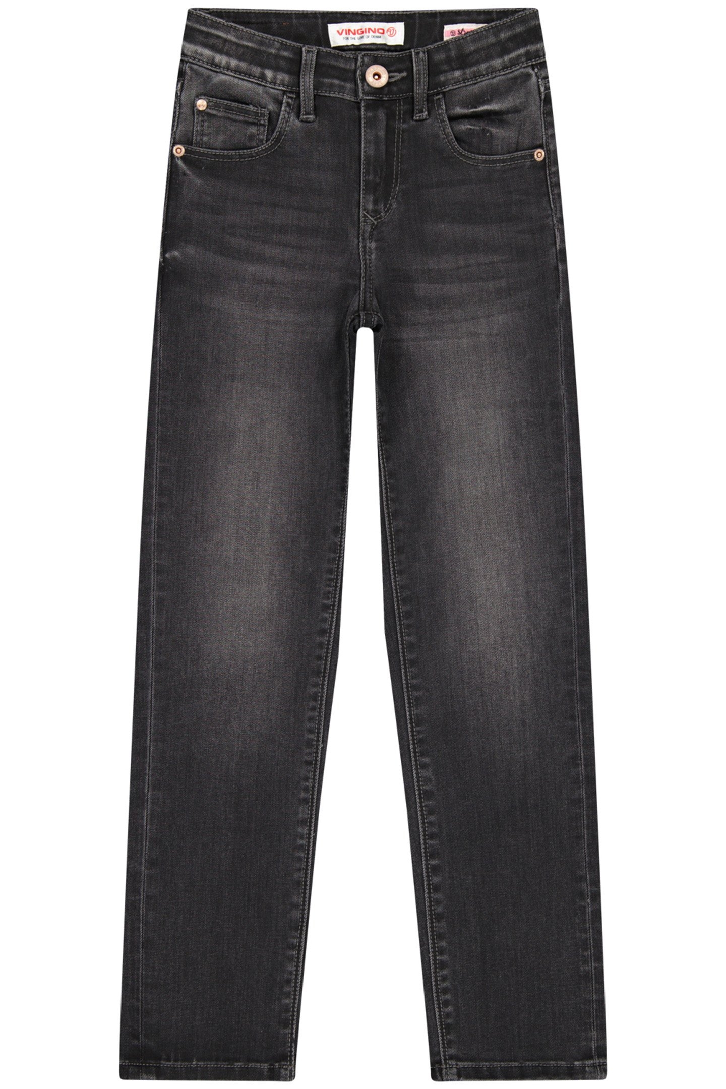 GIRL'S CELLY JEANS WASHED BLACK 1
