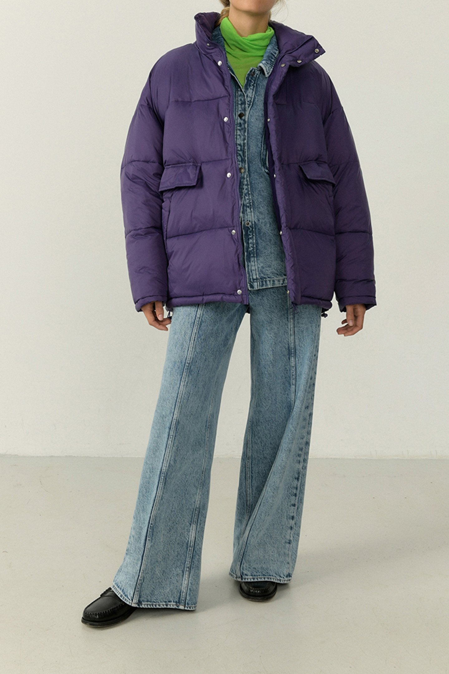 UNISEX KOLBAY COAT AUBERGINE 1