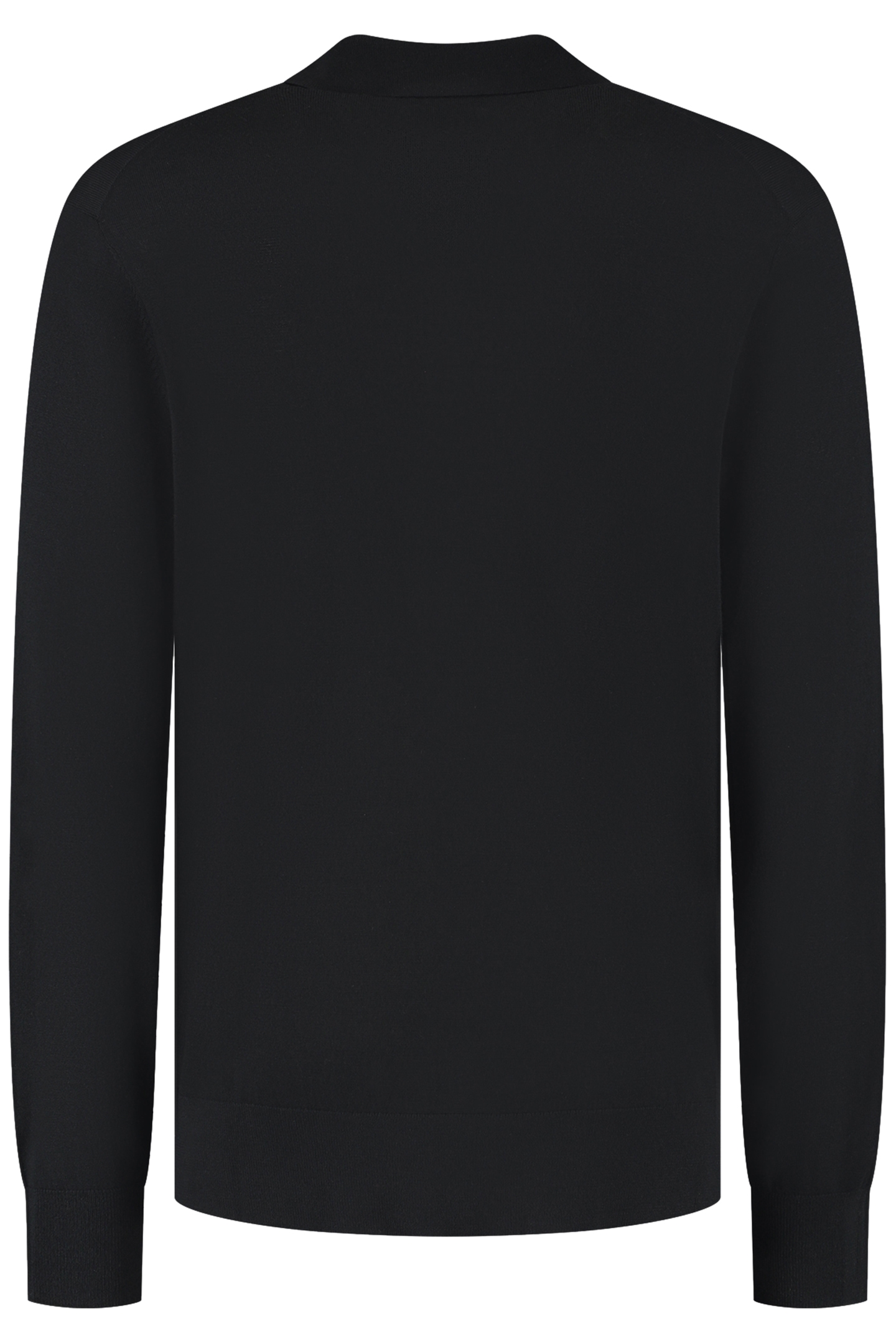 POLO LONG SLEEVE 100% MERINO BASALT BLACK 4