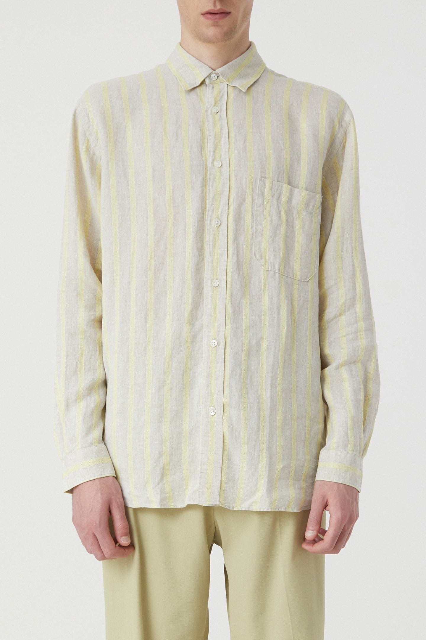 FORMAL ARMY SHIRT SHIRTS & BLOUSES YELLOW ORCHID 1