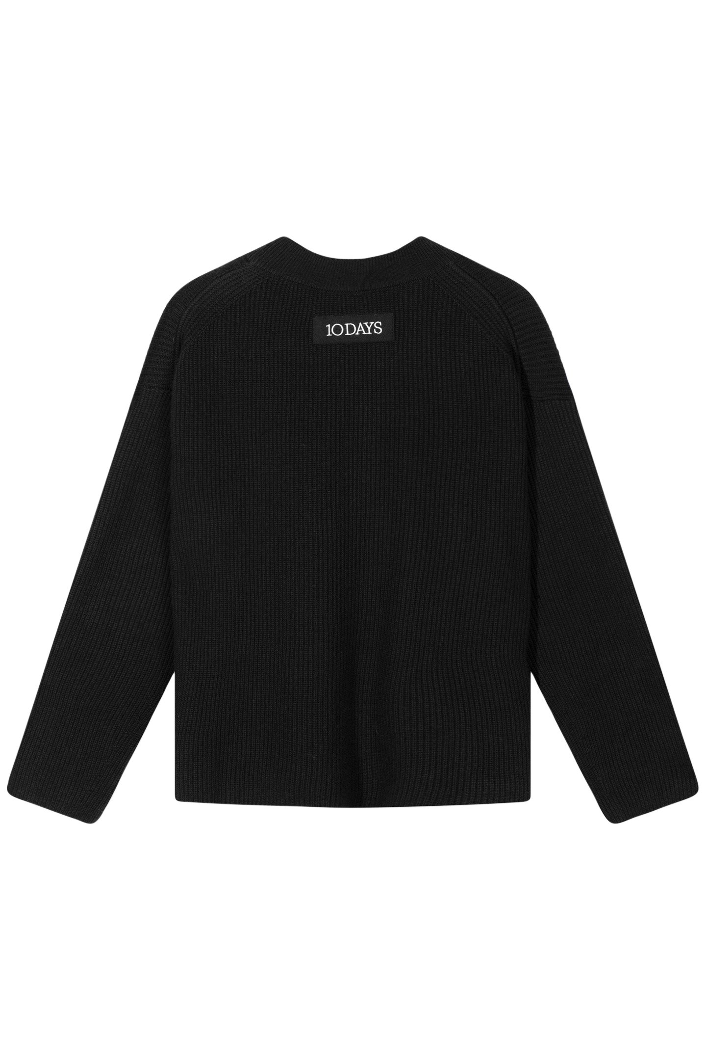 KNIT SWEATER BLACK 5