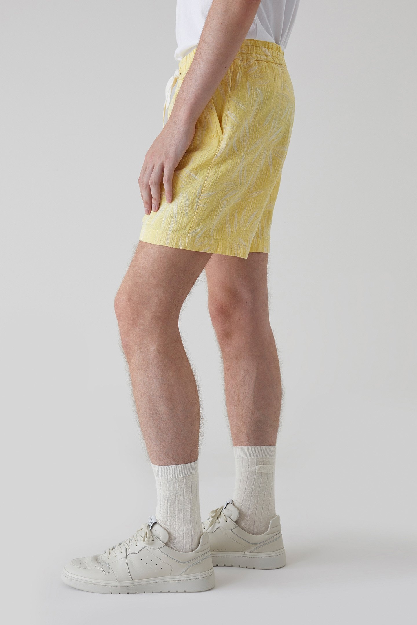 DRAWSTRING SHORTS SHORTS YELLOW ORCHID 5