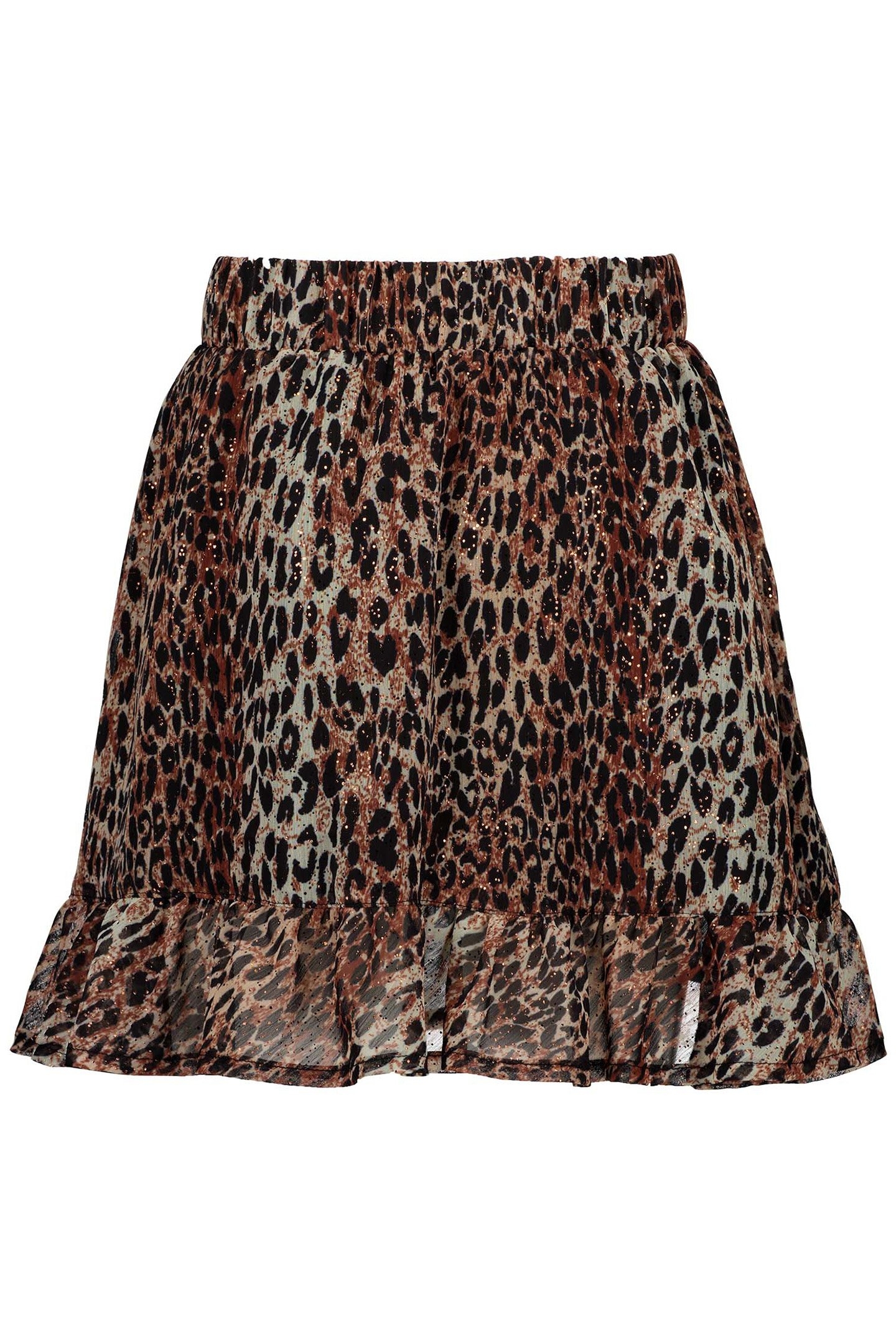GIRL'S QUINDY MIDI SKIRT MULTICOLOR BROWN 2