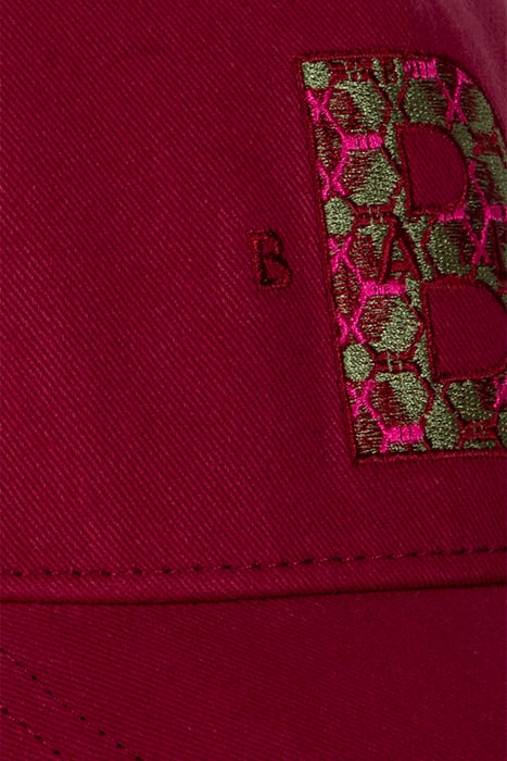UNISEX BALR. MONOGRAM COTTON CAP TIBETIAN RED 3