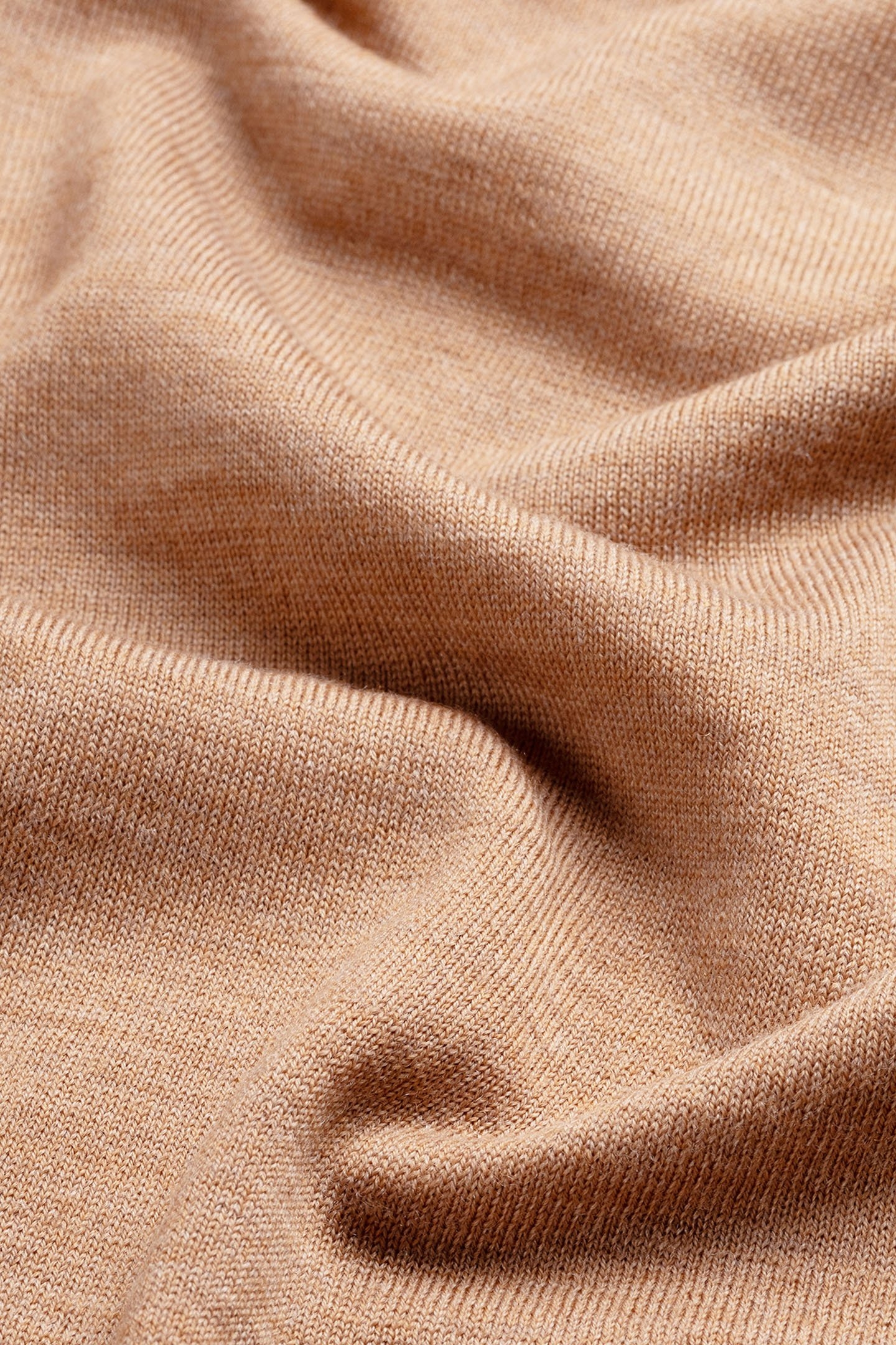 CREW NECK 100% MERINO TUSCAN CAMEL 7