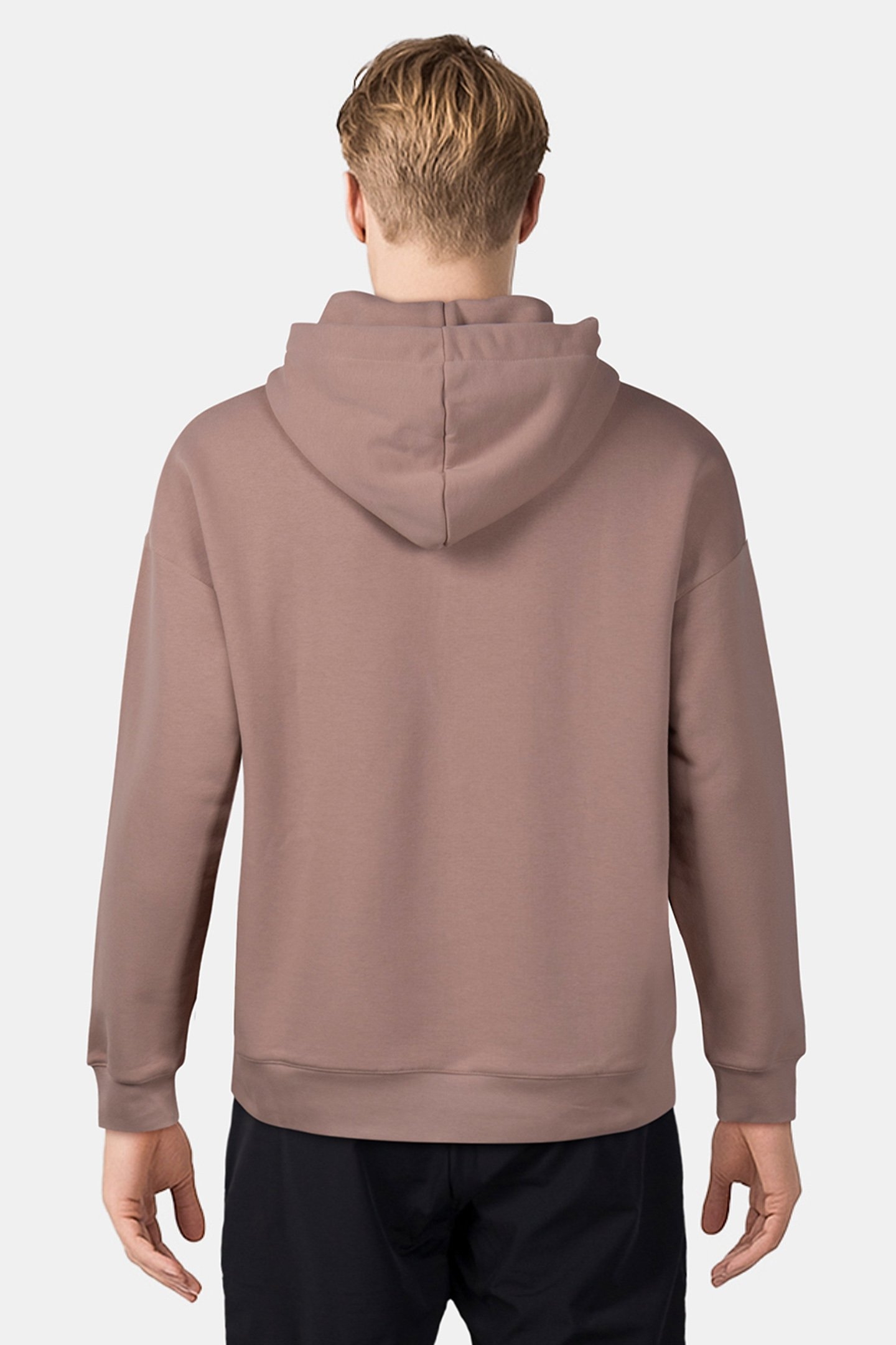 HEX LOGO BOX HOODIE WARM TAUPE 2