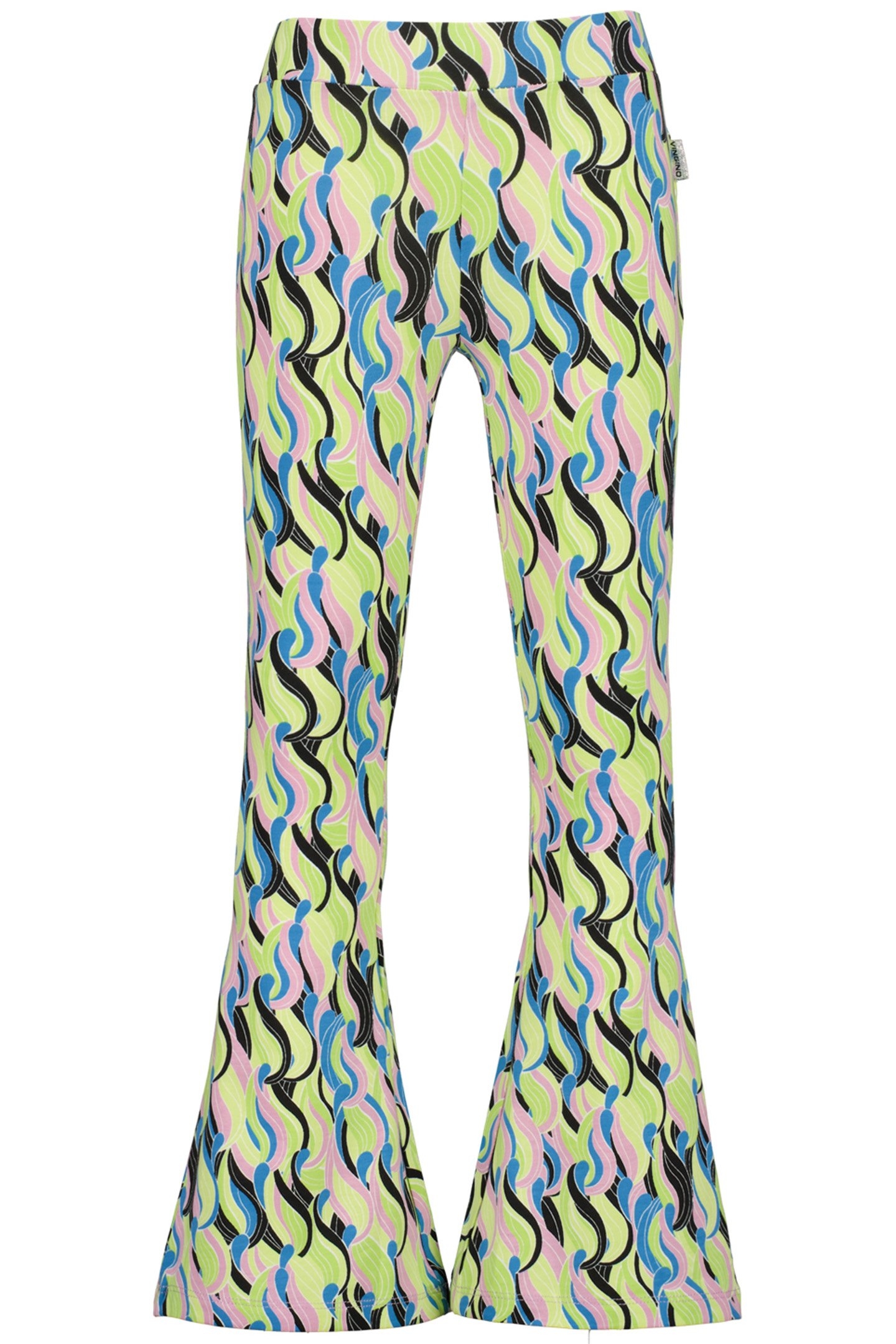 GIRL'S SABINA PANTS GREEN SPLASH 1