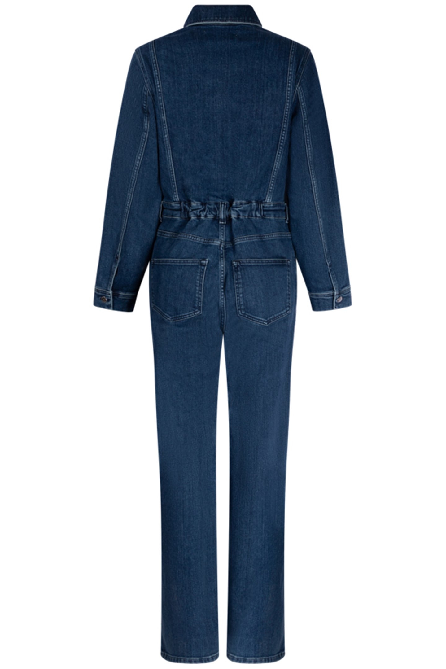 LAUREN JUMPSUIT LONG SLEEVE STONE INDIGO 2