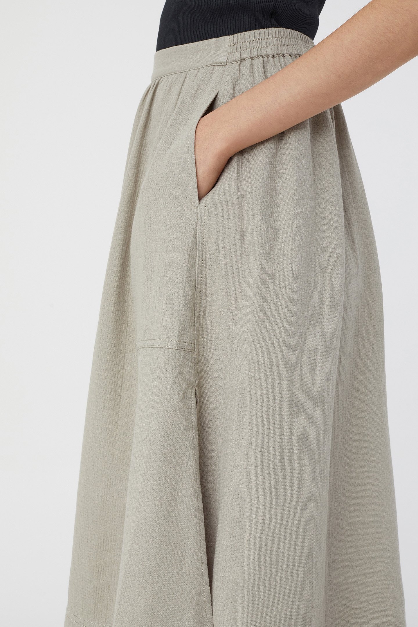 MIDI SKIRT SKIRTS GREY VENEER 6