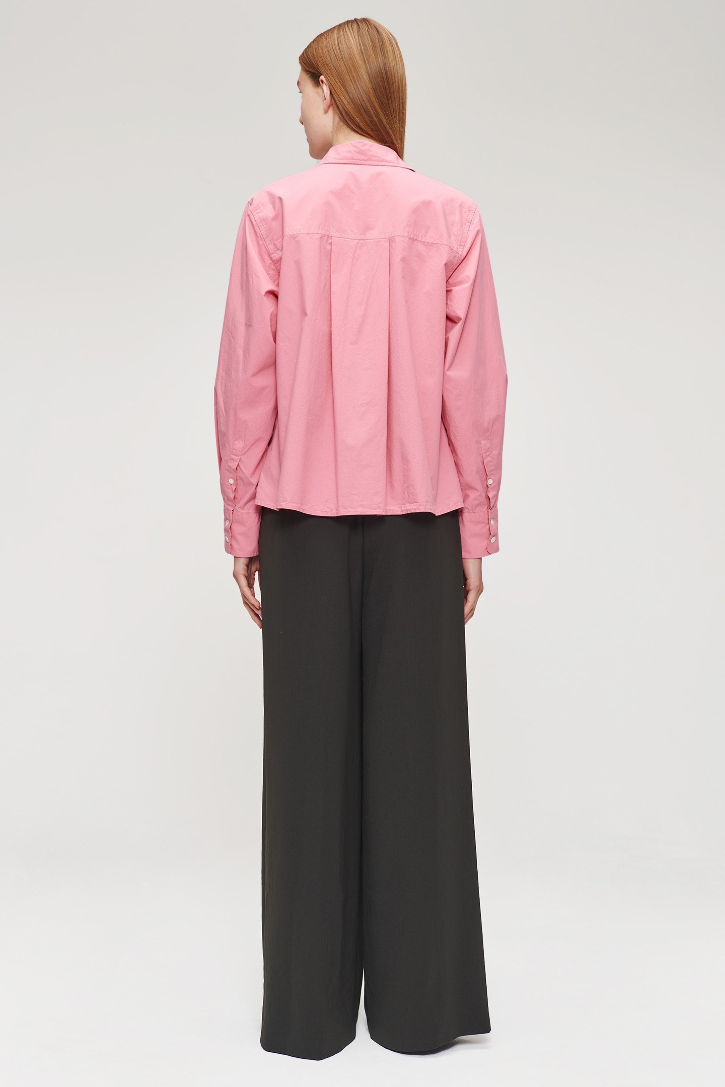 ORG COTTON BOXY SHIRT PINK 4