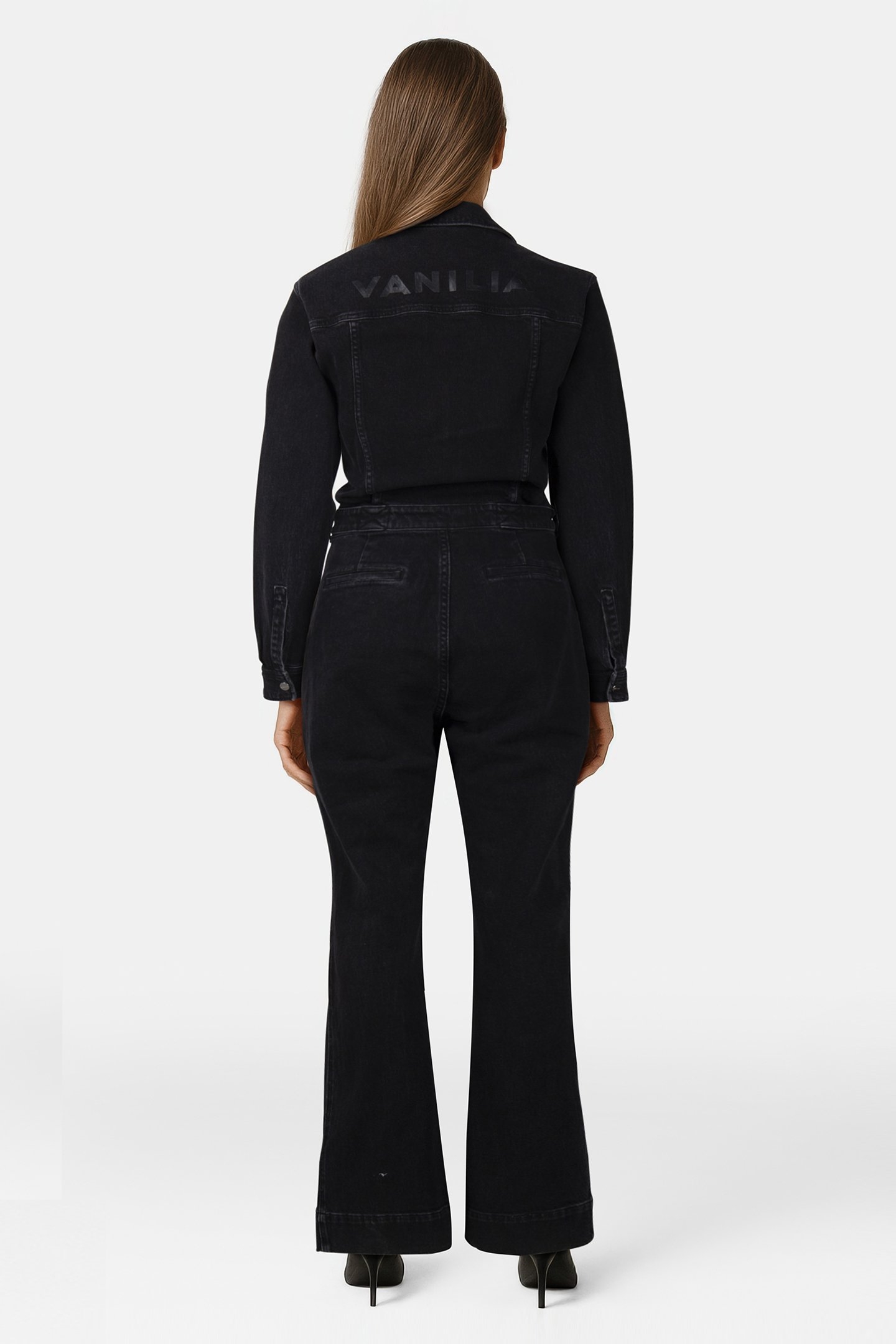 BLACK DENIM OVERALL 2