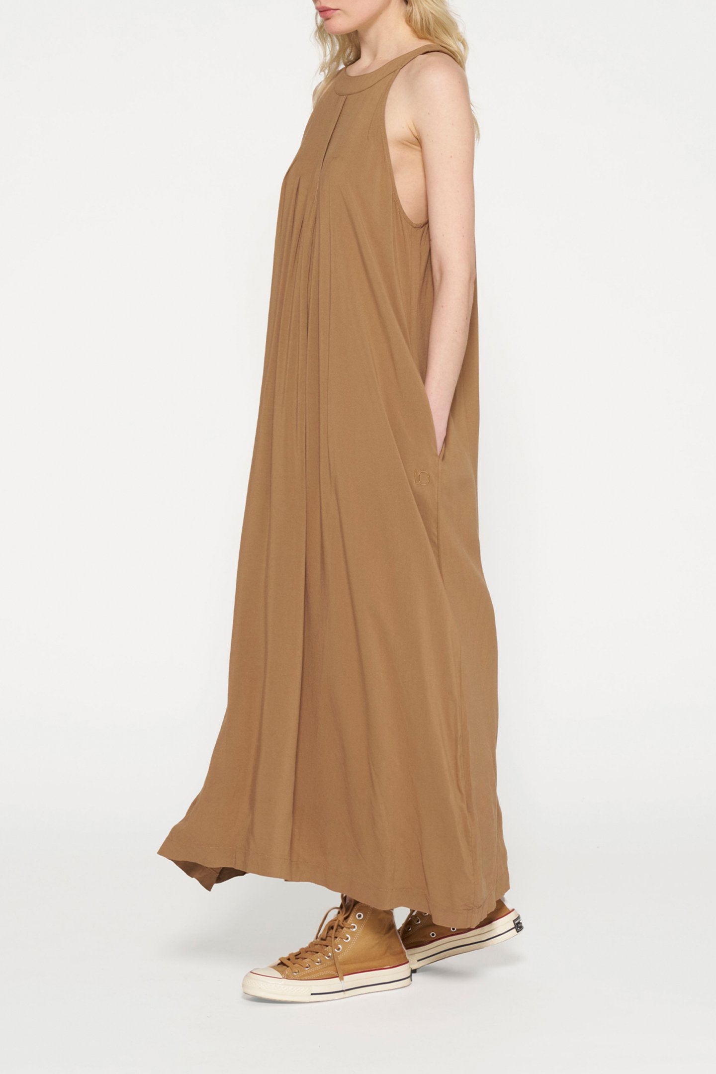 SMOKING DRESS CEDAR BROWN 5