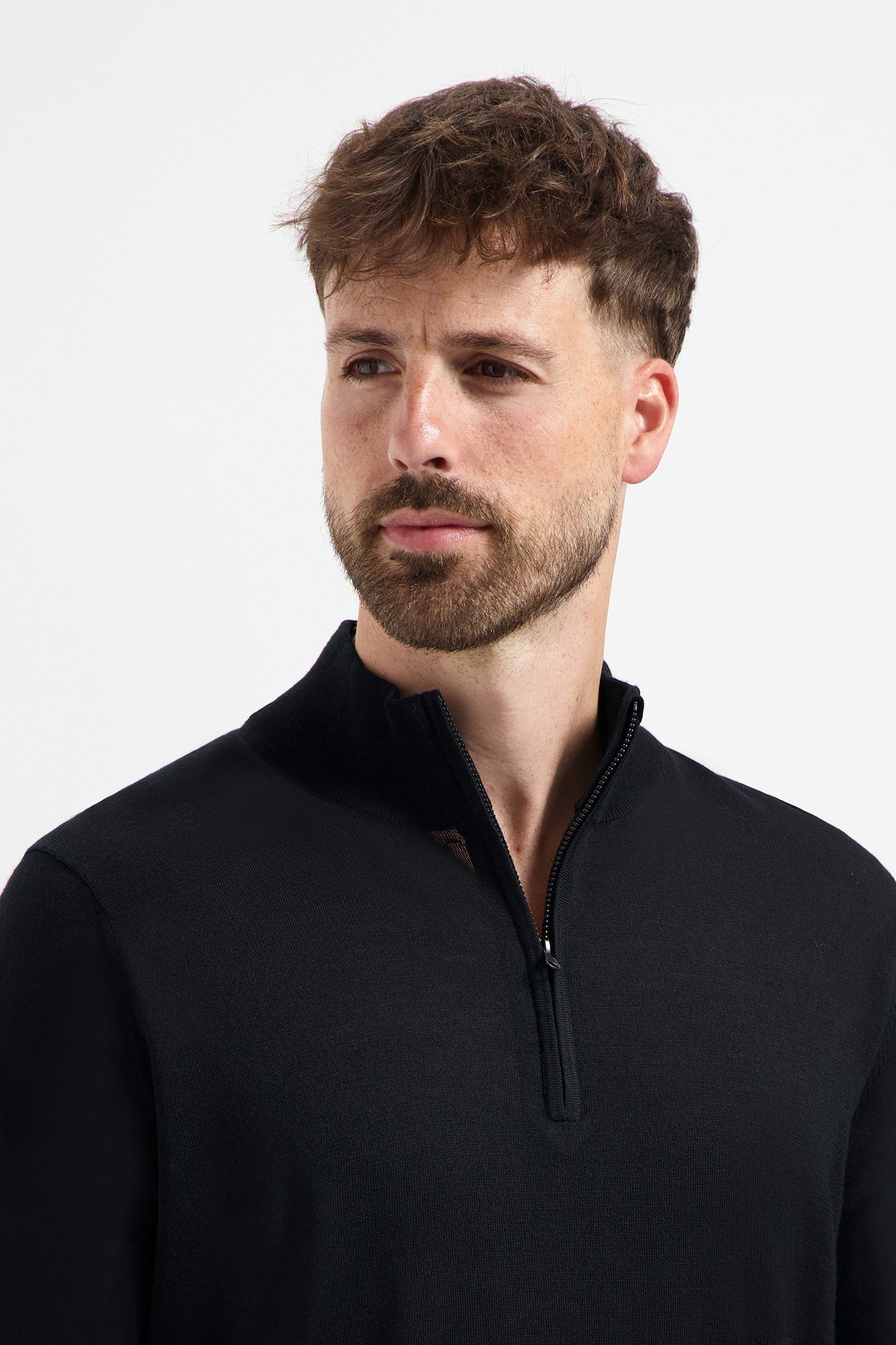 ZIP UP 100% MERINO BASALT BLACK 5