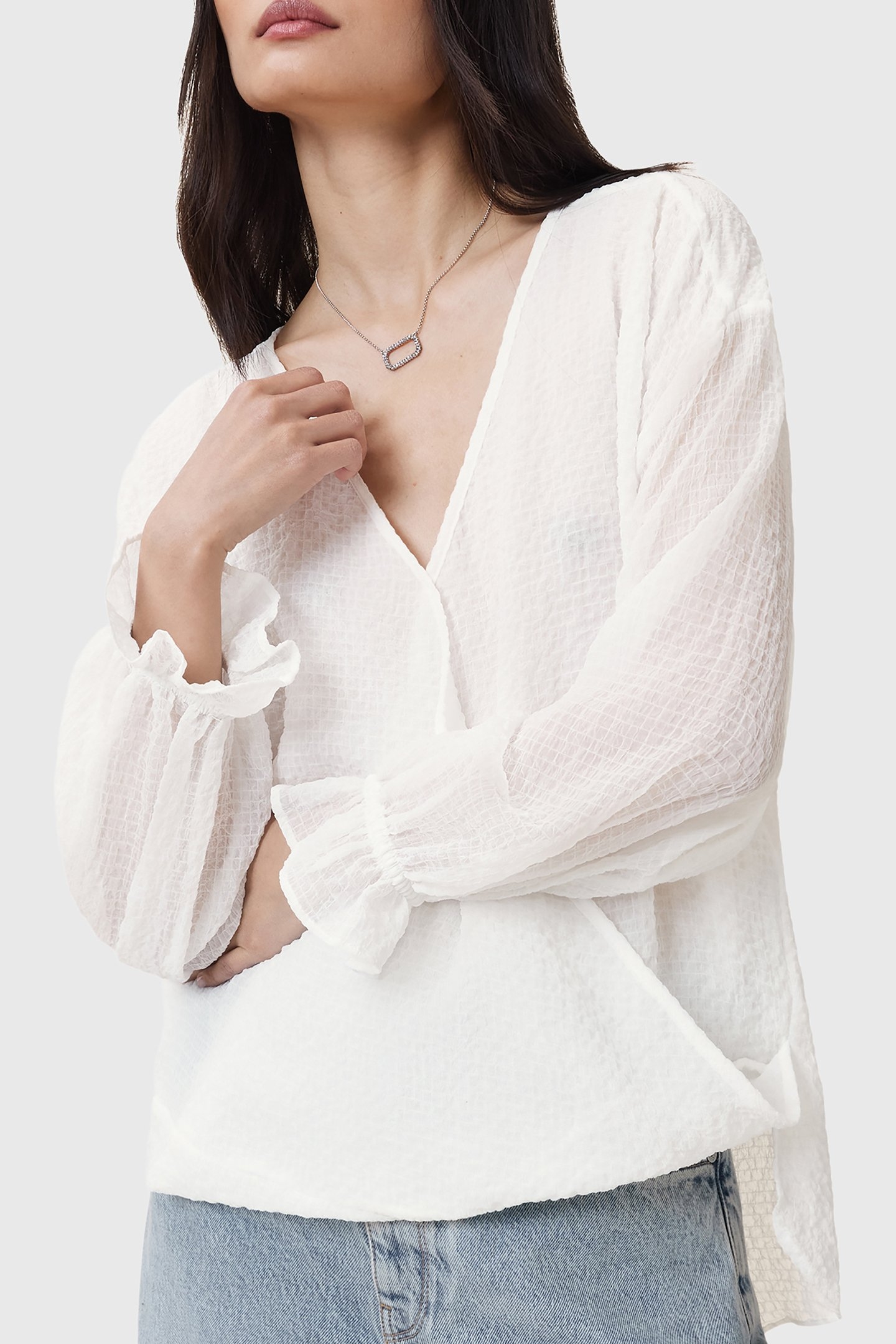 PENNY TOP CHALK WHITE 7