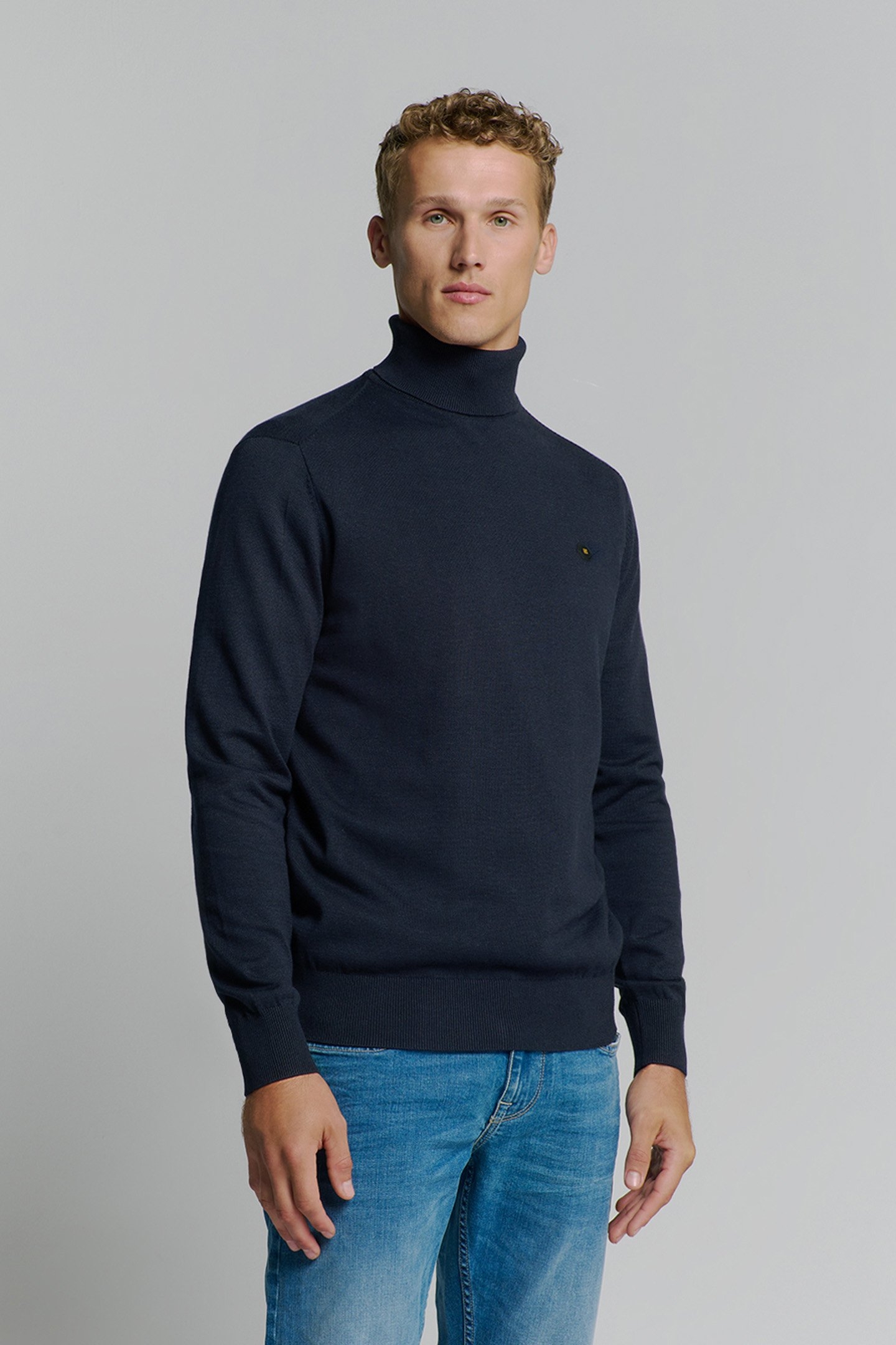PULLOVER ROLLNECK BLUEBERRY 1