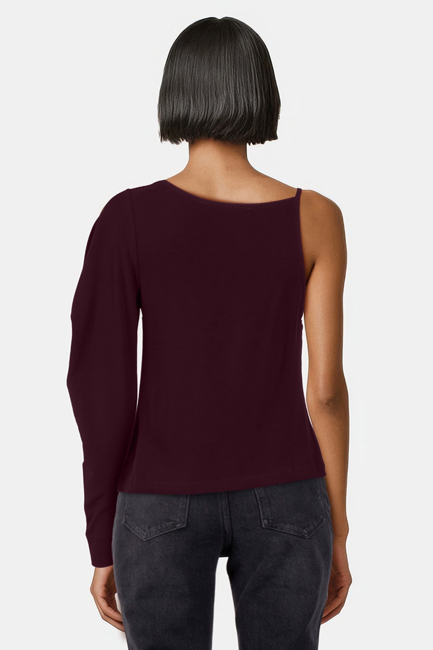PRISCIE TOP BERRY/BORDEAUX 2