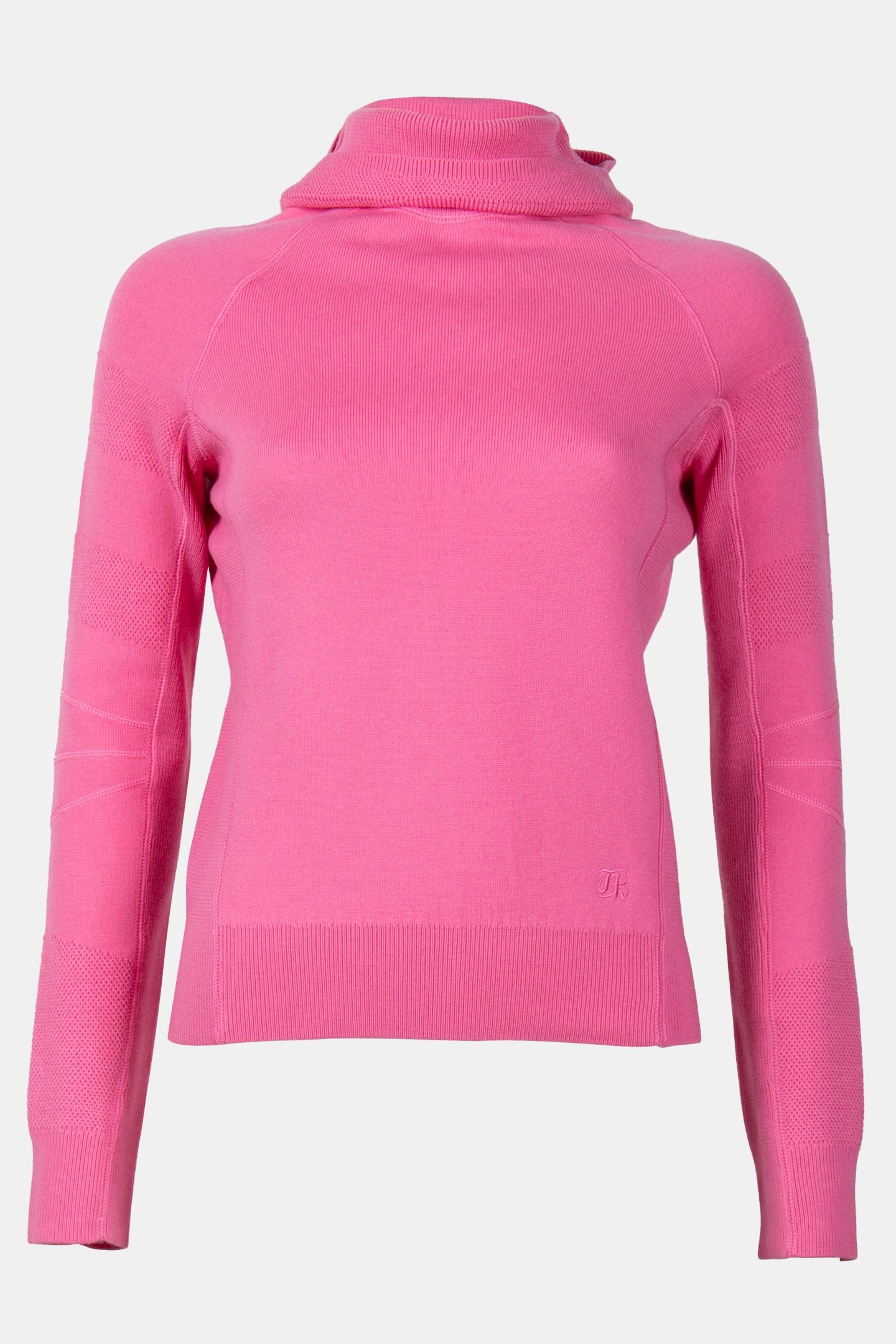 SPORTSWEAR-EFFECT BALACLAVA SWEATER OLD PINK 3