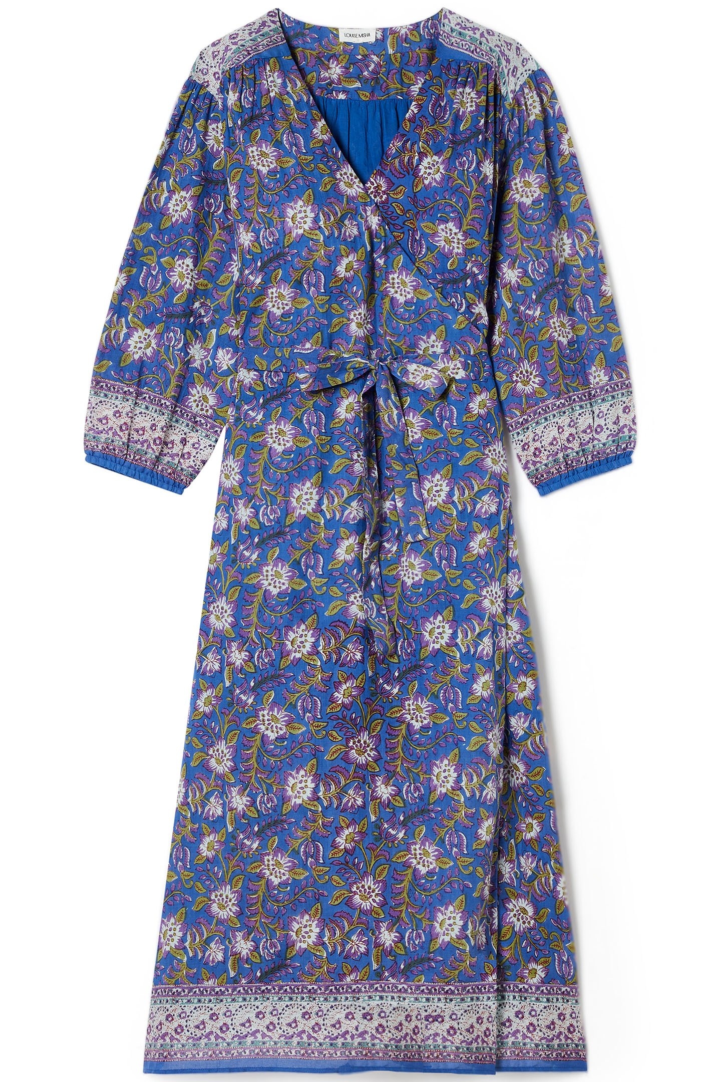 DRESS ALINE BLUE FLOWERS 1