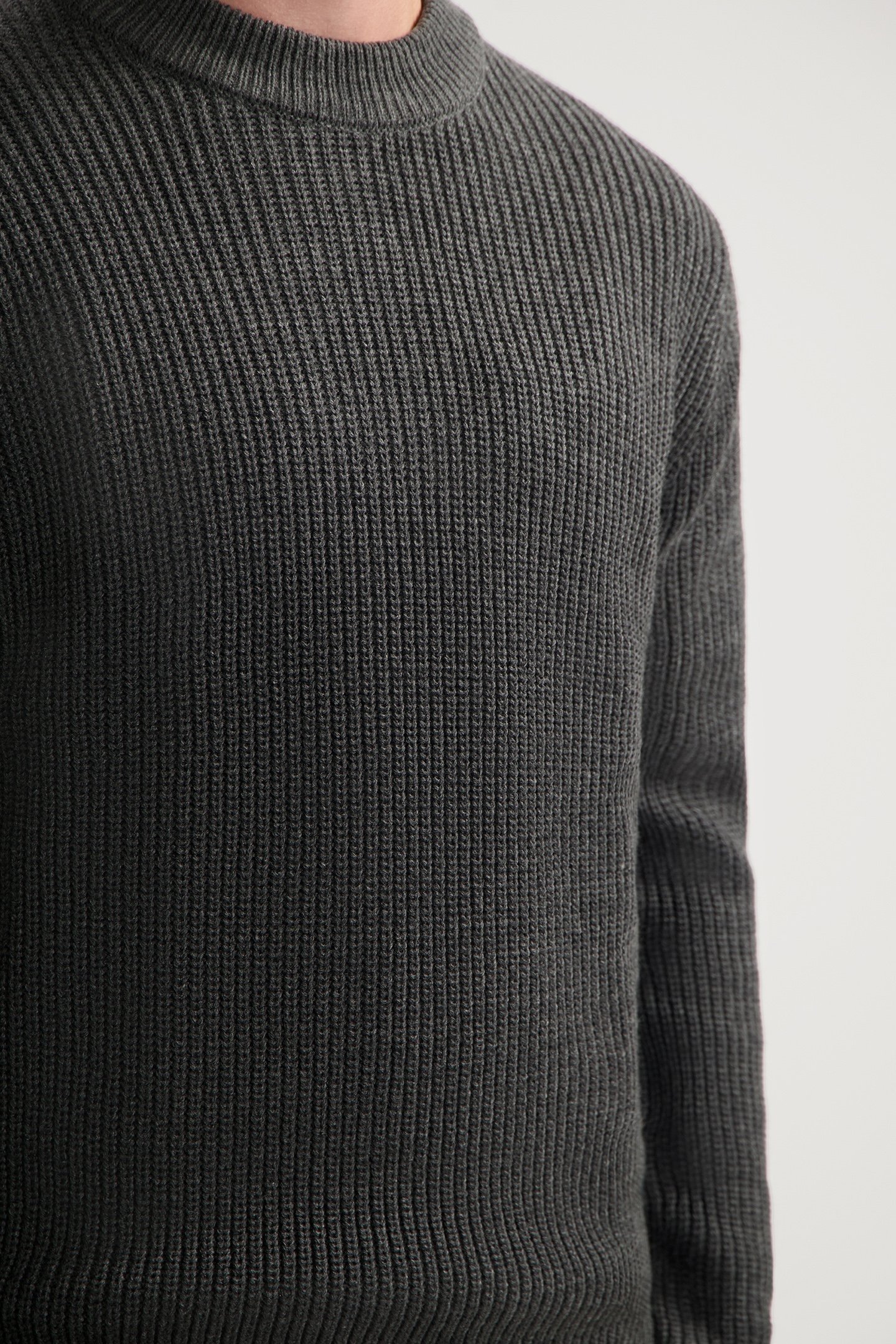 DS_CREW RIBKNIT ANTHRA MELANGE 5