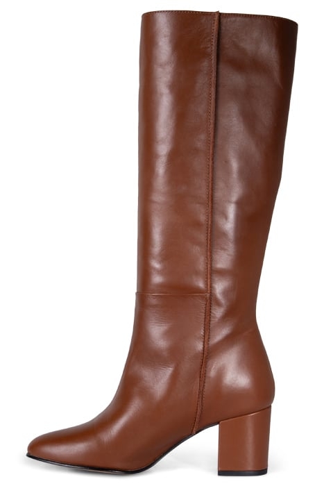 RENZO LEATHER KNEE HIGH BOOT BROWN 3