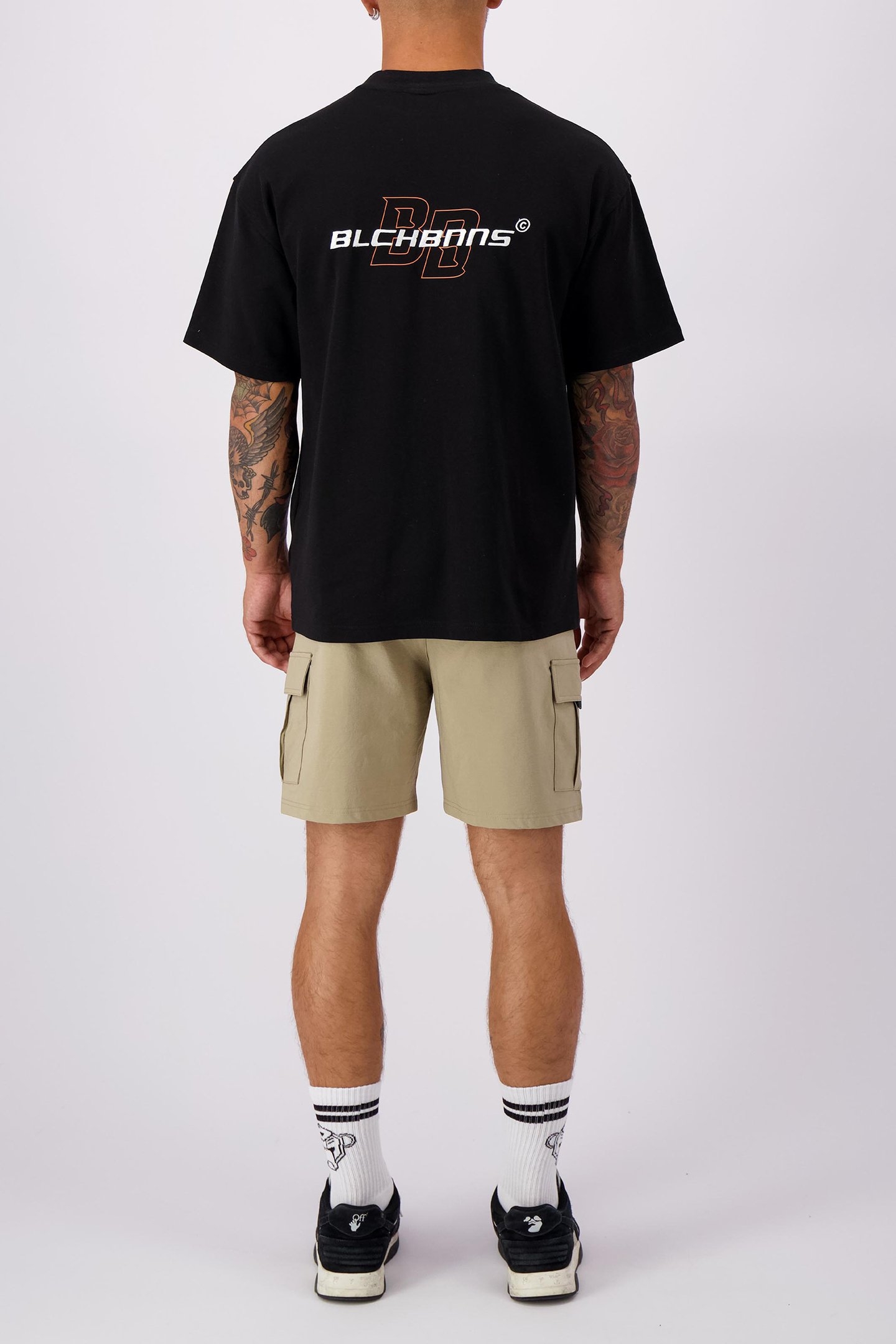 INITIALS TEE BLACK 3