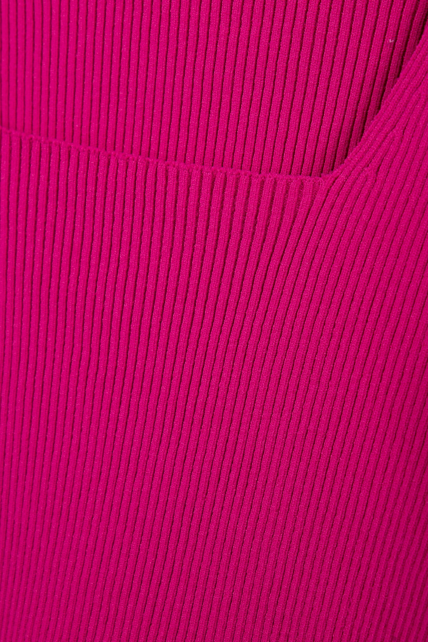 ARIEL SQUARE NECKLINE KNITTED TOP FUCHSIA 4