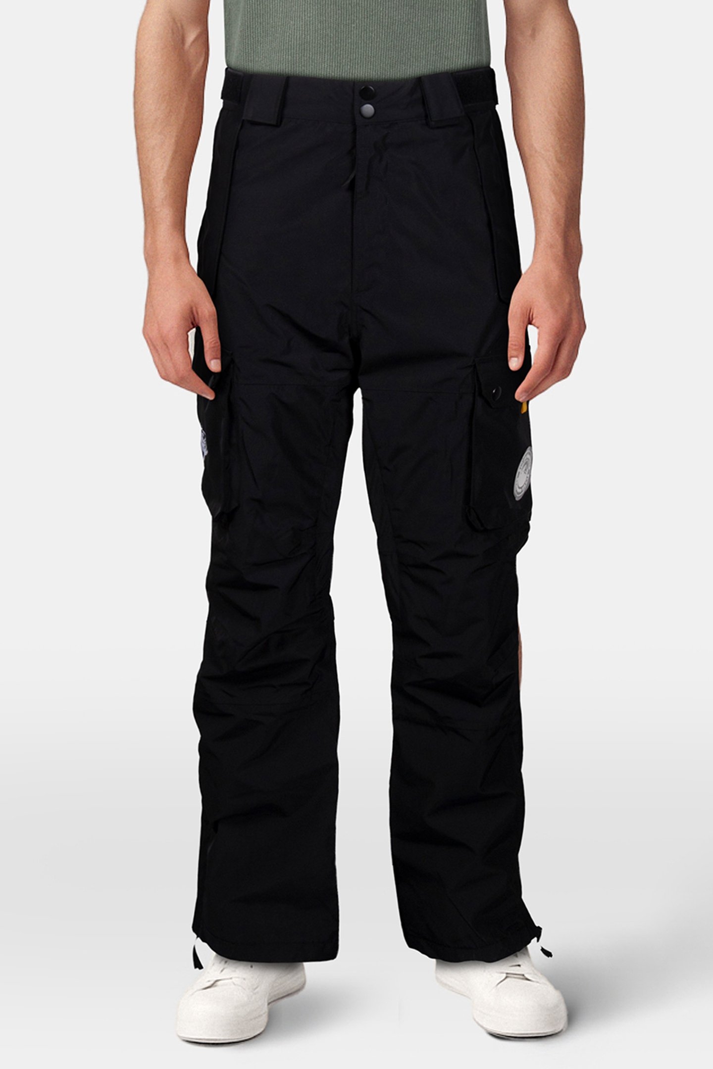 EVEREST SNOWBOARD PANTS BLACK/WHITE 1