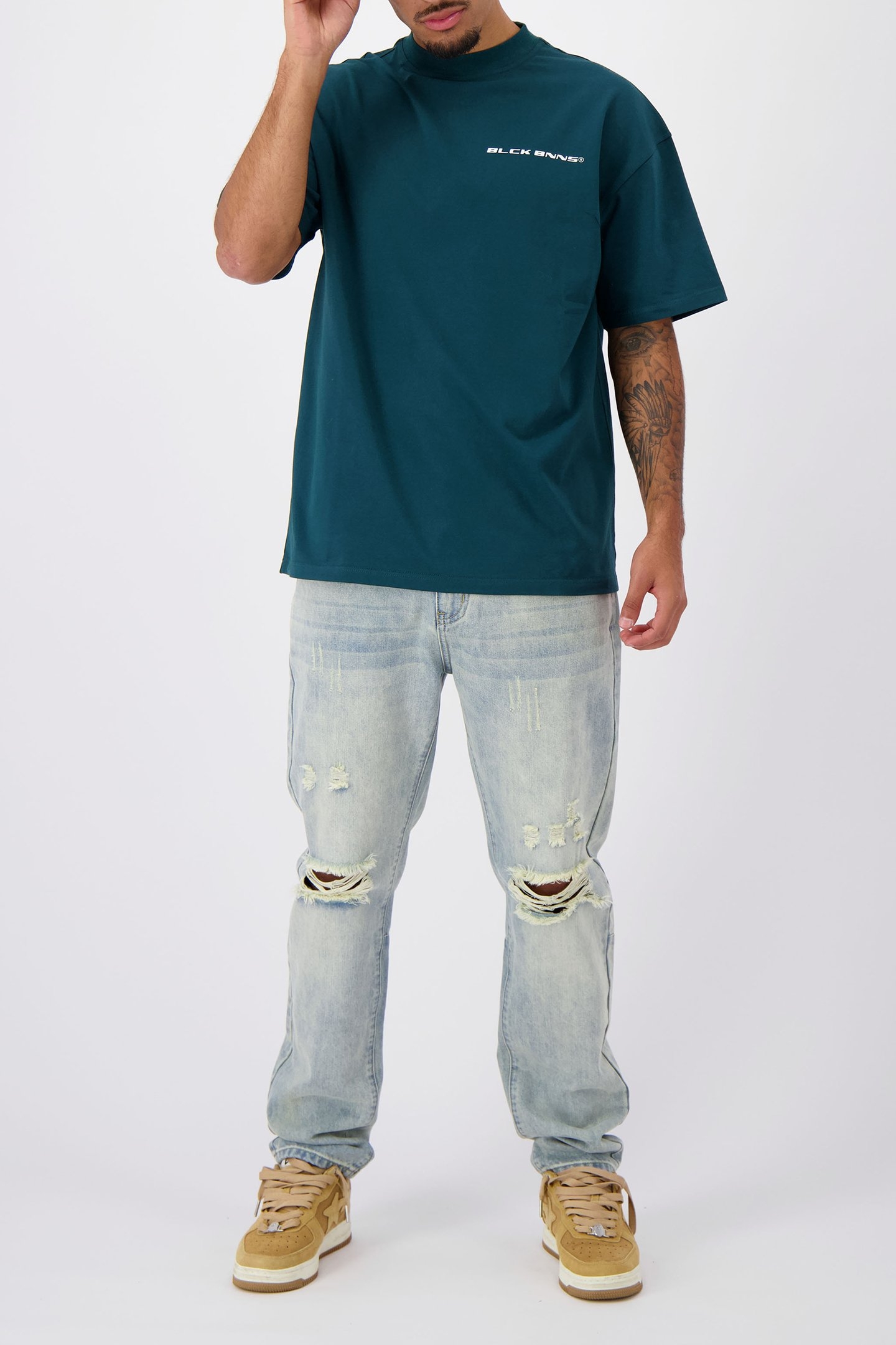 NATION T-SHIRT PINE GREEN 3