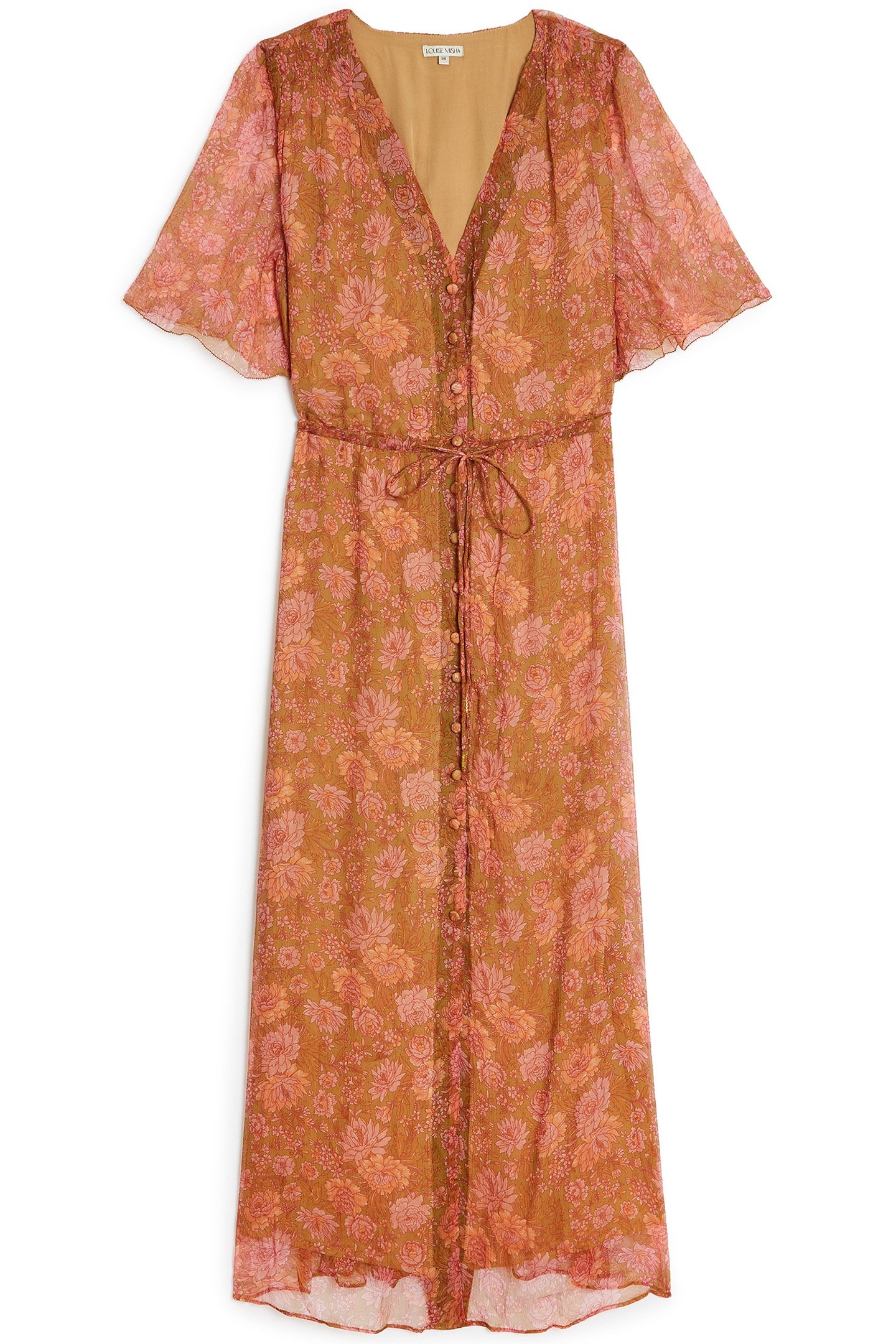 DRESS CHALLU BRONZE GARDEN FLOWER 2