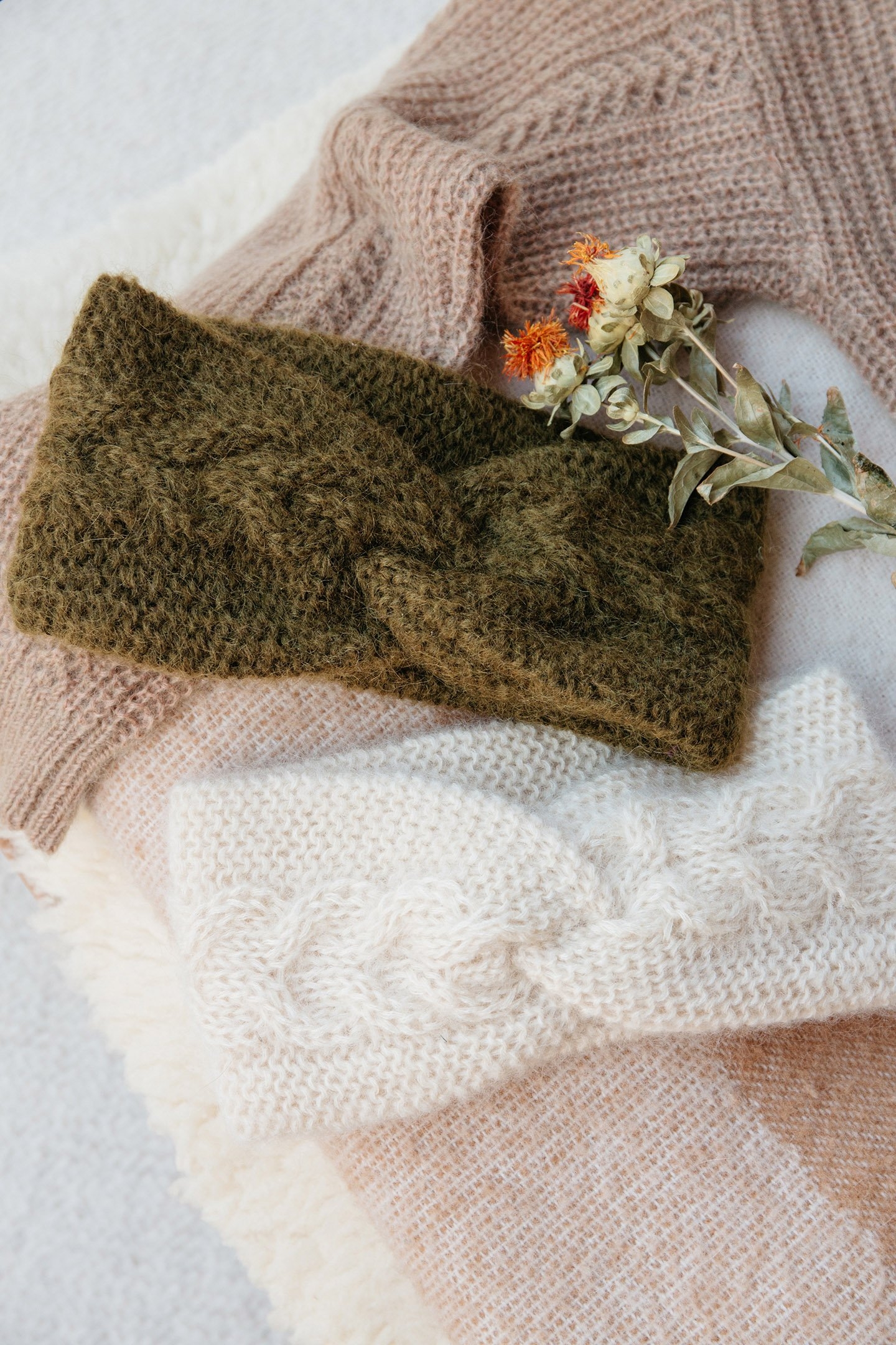 HEADBAND SIDONY DARK KHAKI 4