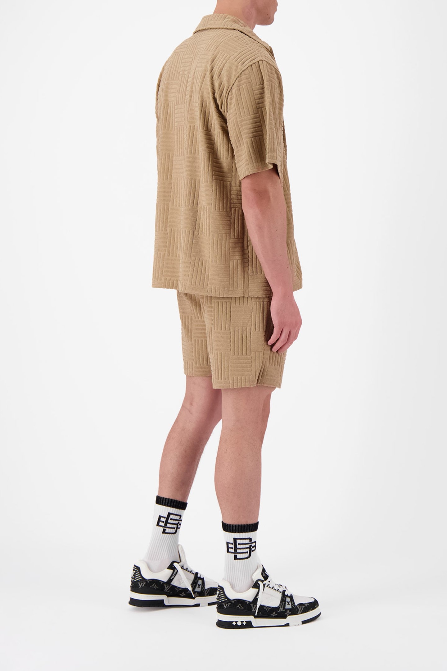 TERRY RESORT SHORTS BROWN 3
