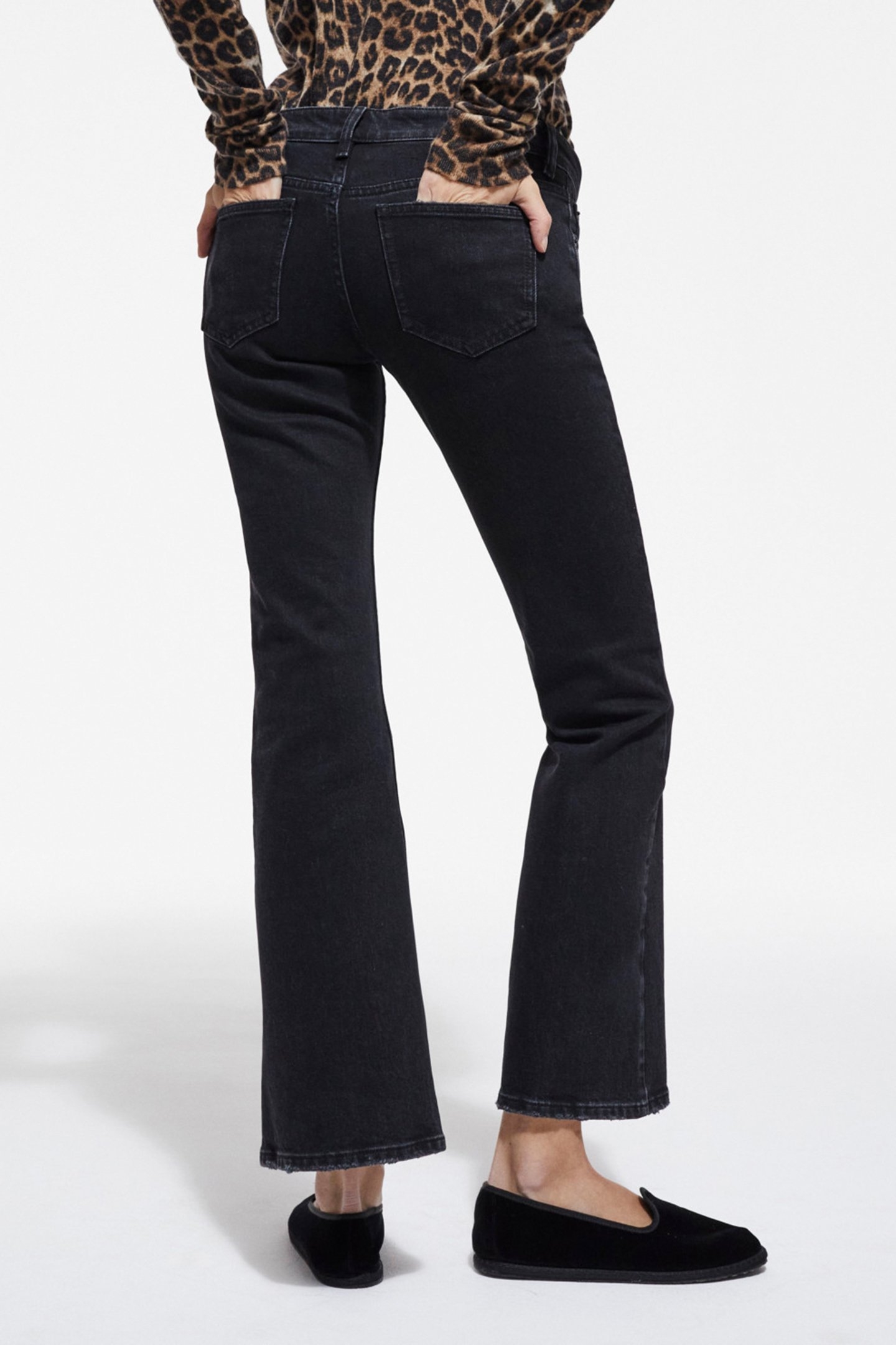 DELAVE BLACK BOOTCUT JEANS 2