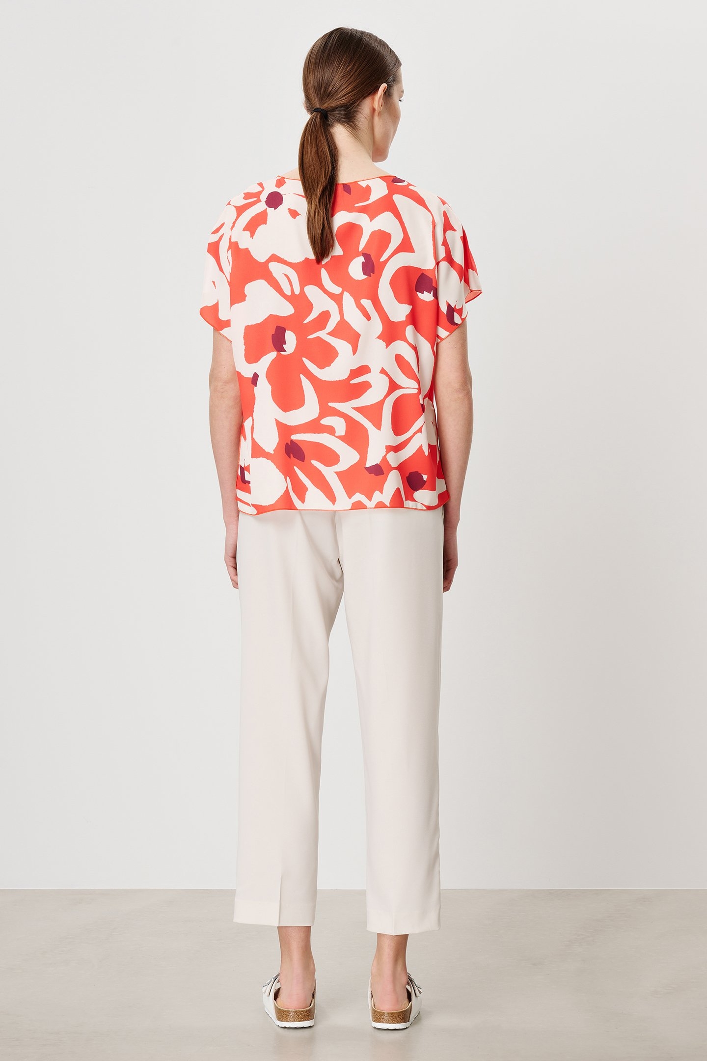 PRINTED ALBA TOP PAPAYA 2