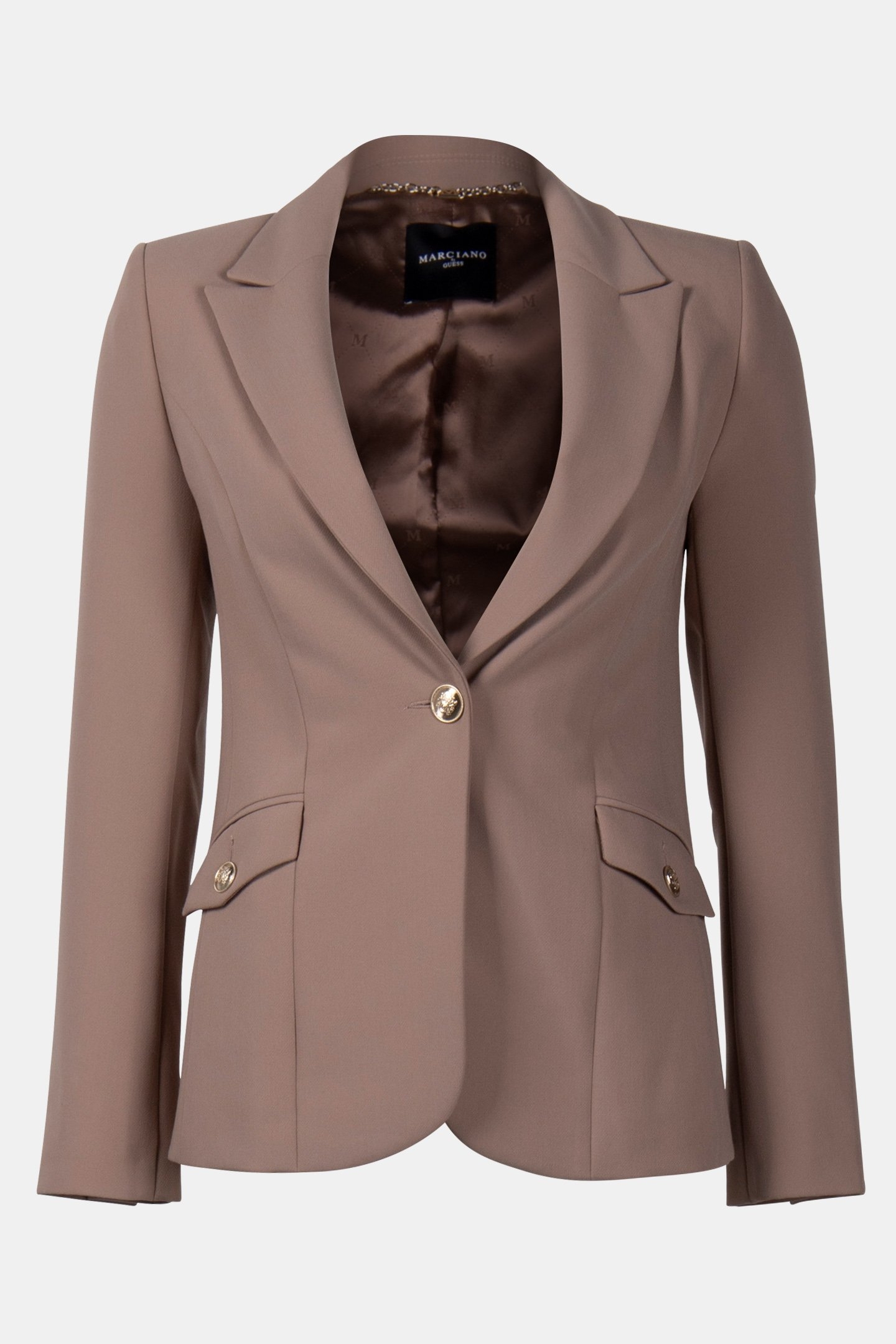 CELIA BLAZER SILK TAUPE 3