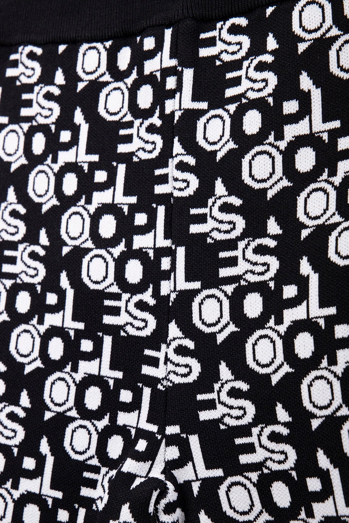 SHORT CYCLISTE ALL OVER BLACK WHITE 4