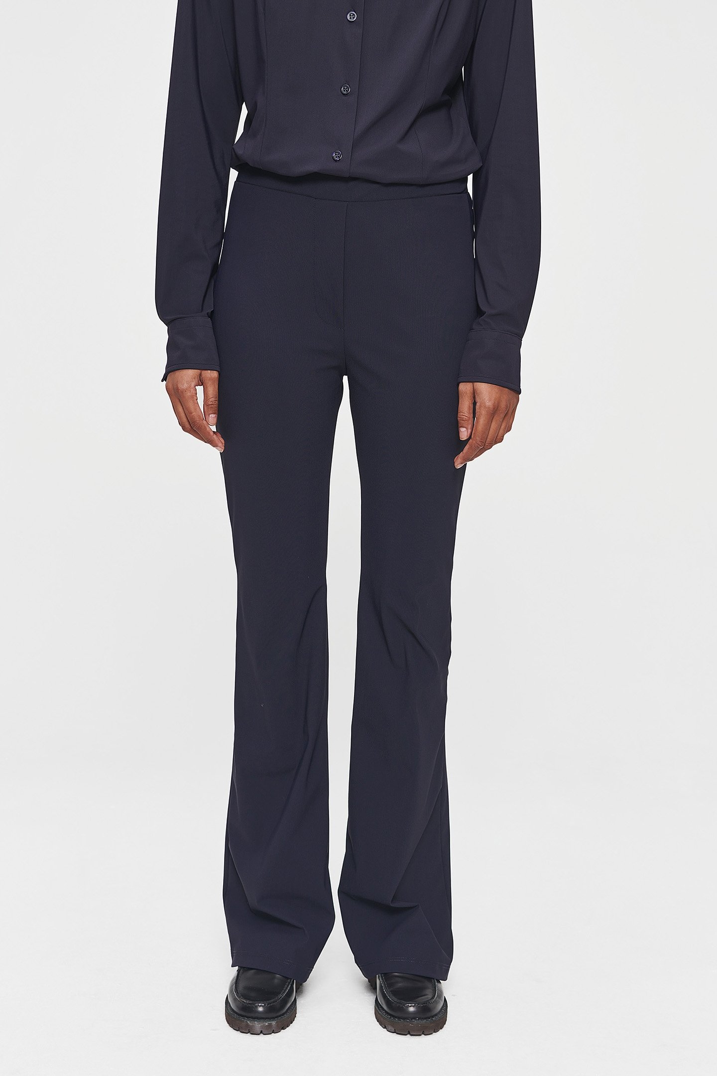 JERSEY JAZZ PANTS INK BLUE 1