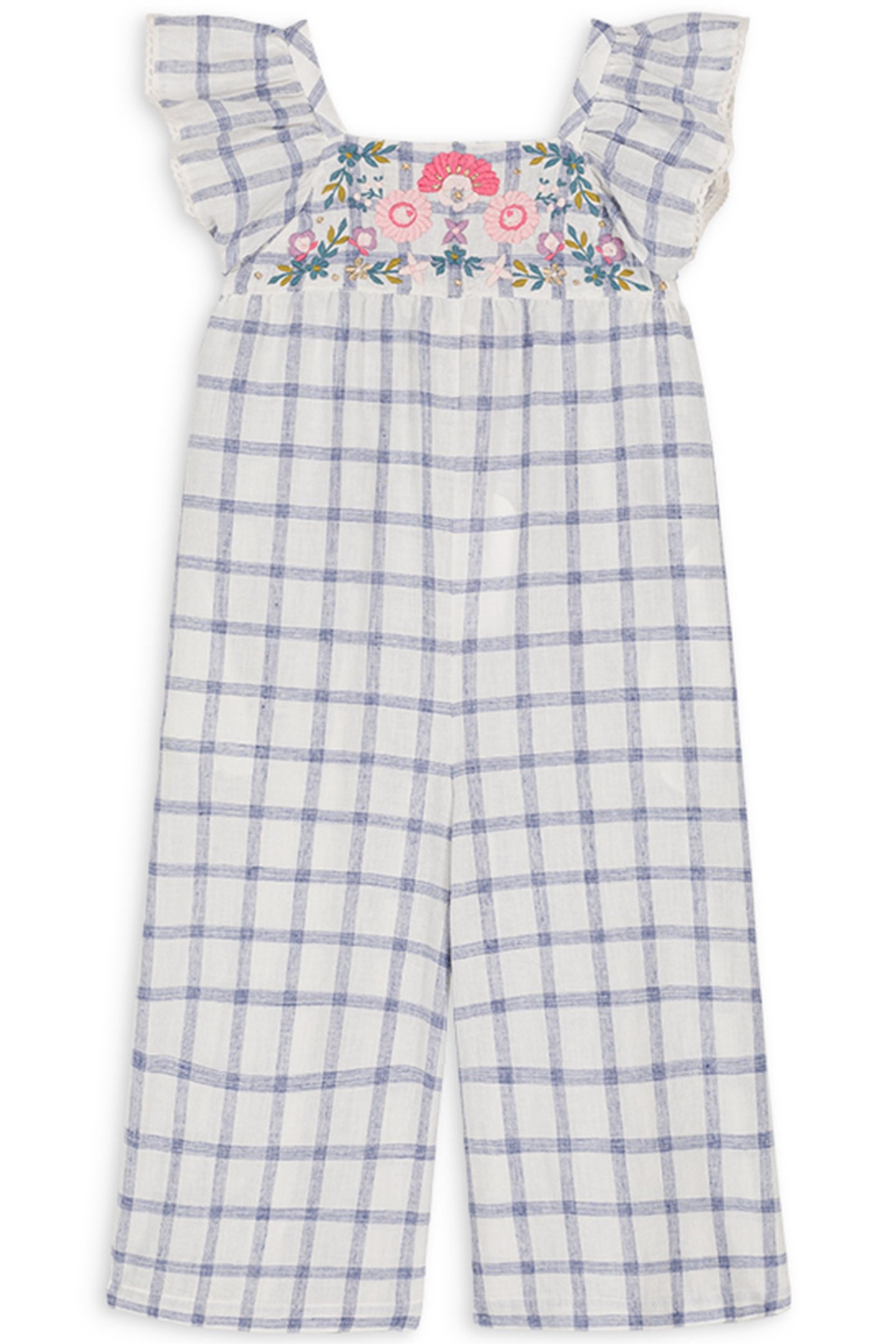 OVERALLS IRINA BLUE RIVER CHECKS 2