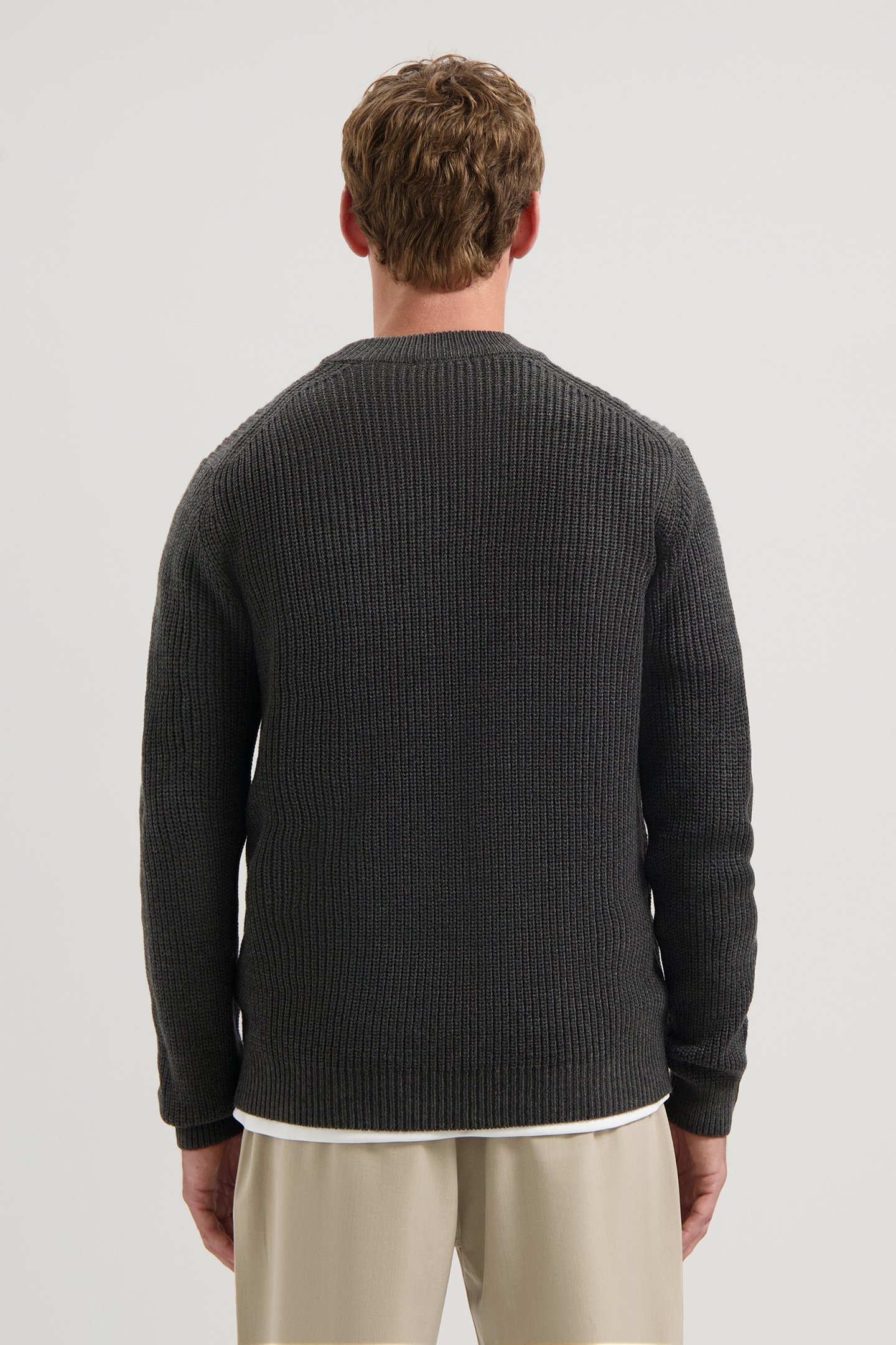 DS_CREW RIBKNIT ANTHRA MELANGE 2