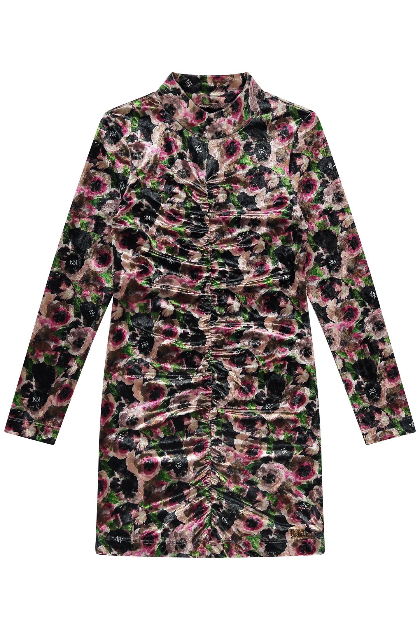 VELVET FLOWER DRESS POWDER 1