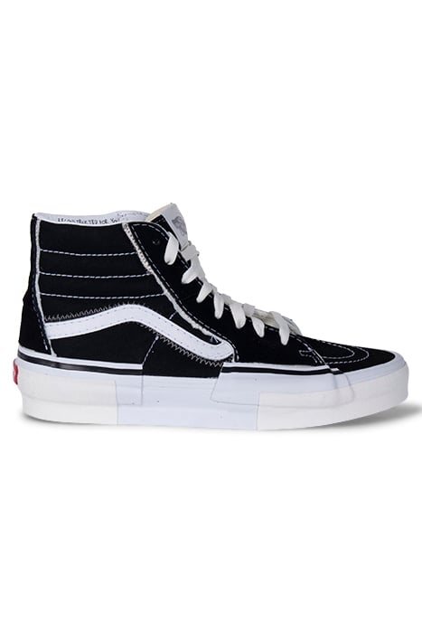 SK8-HI RECONSTRUCT BLACK/TRUE WHITE 1