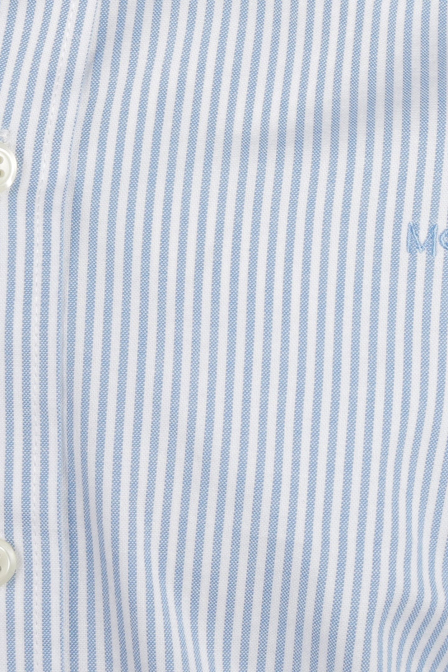 STRETCH OXFORD SHIRT SMALL STRIPE LIGHT BLUE 5