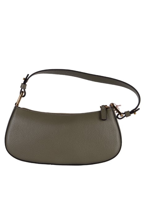 MINI SHOULDER BAG IN GRAINED LEATHER IN LAUREL GREEN 3