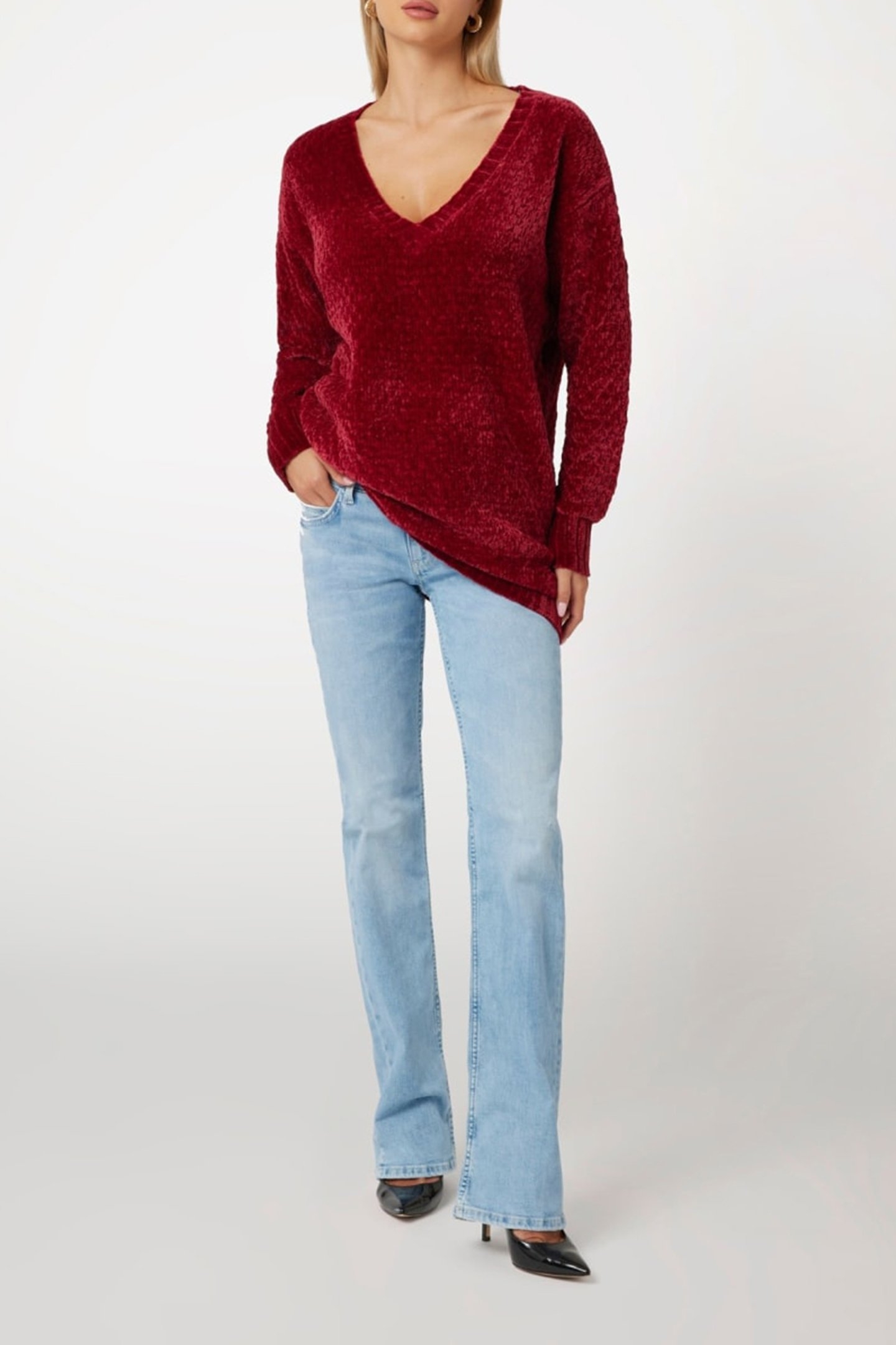 TALIA LS VN MAXI PUL SIREN RED 3