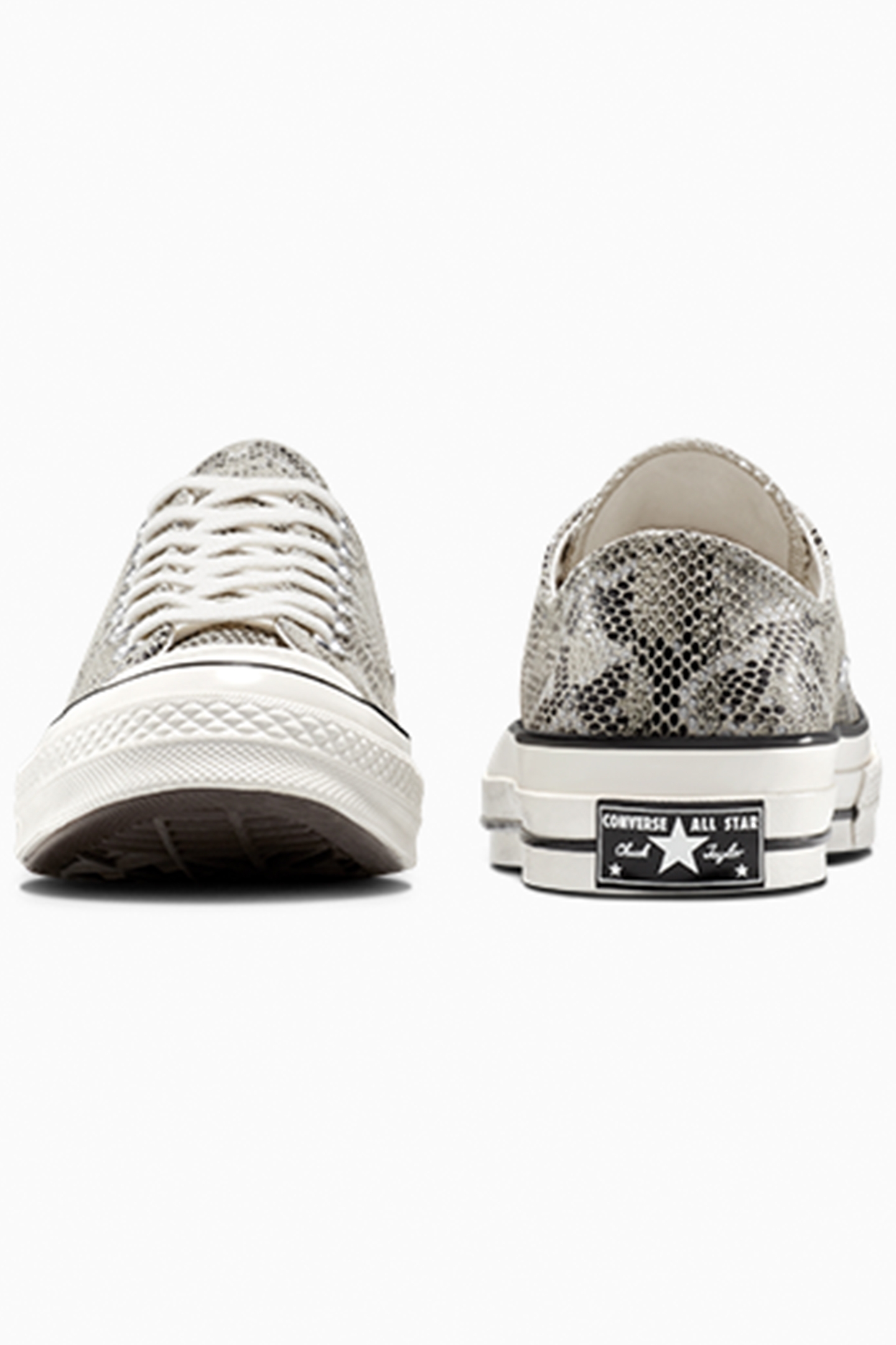 CHUCK 70 FAUX SNAKESKIN LOW TOP PALE SURPLUS/EGRET/BLACK 6
