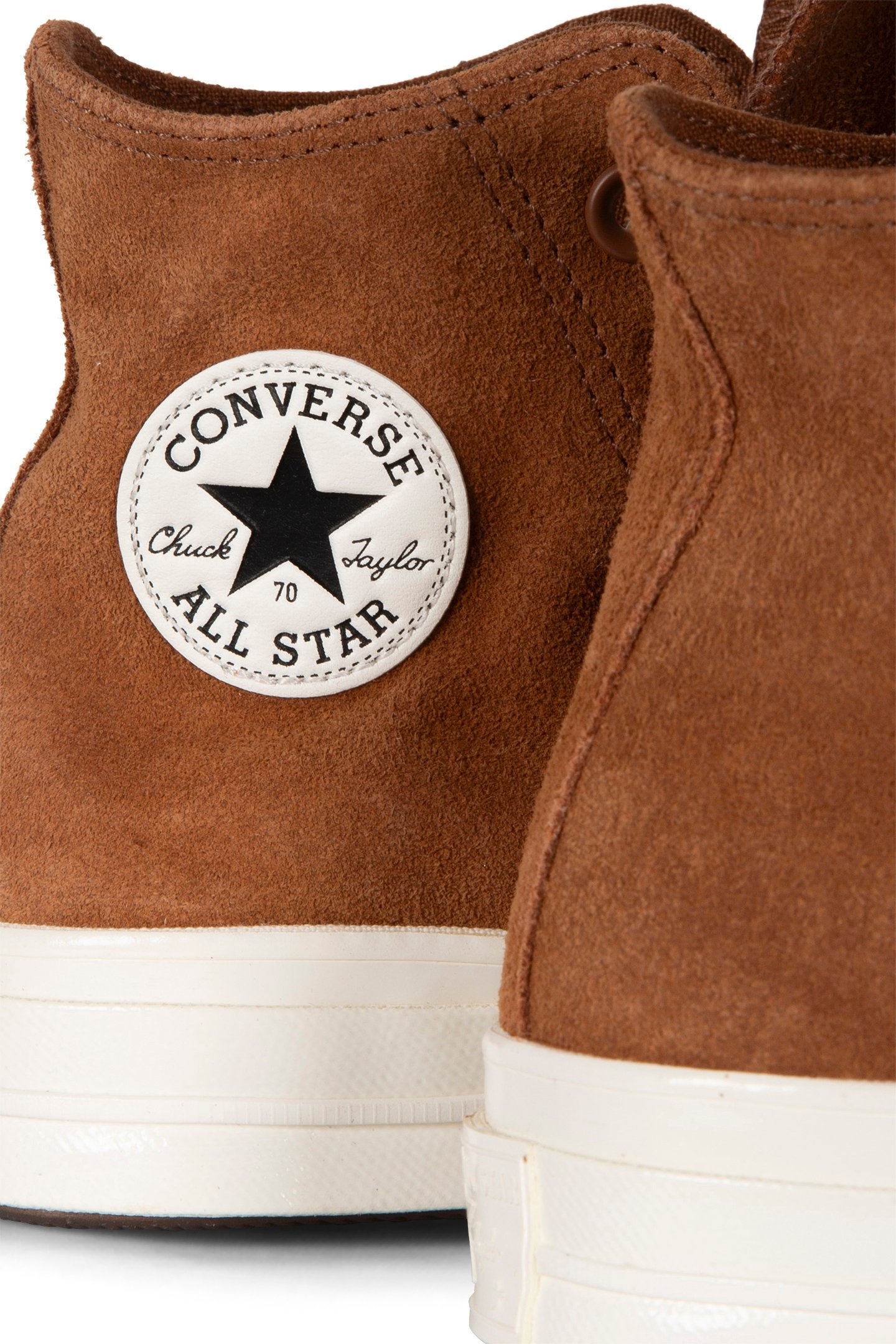 UNISEX CHUCK 70 COLORFUL SUEDE WARM TAN/EGRET/BLACK 4