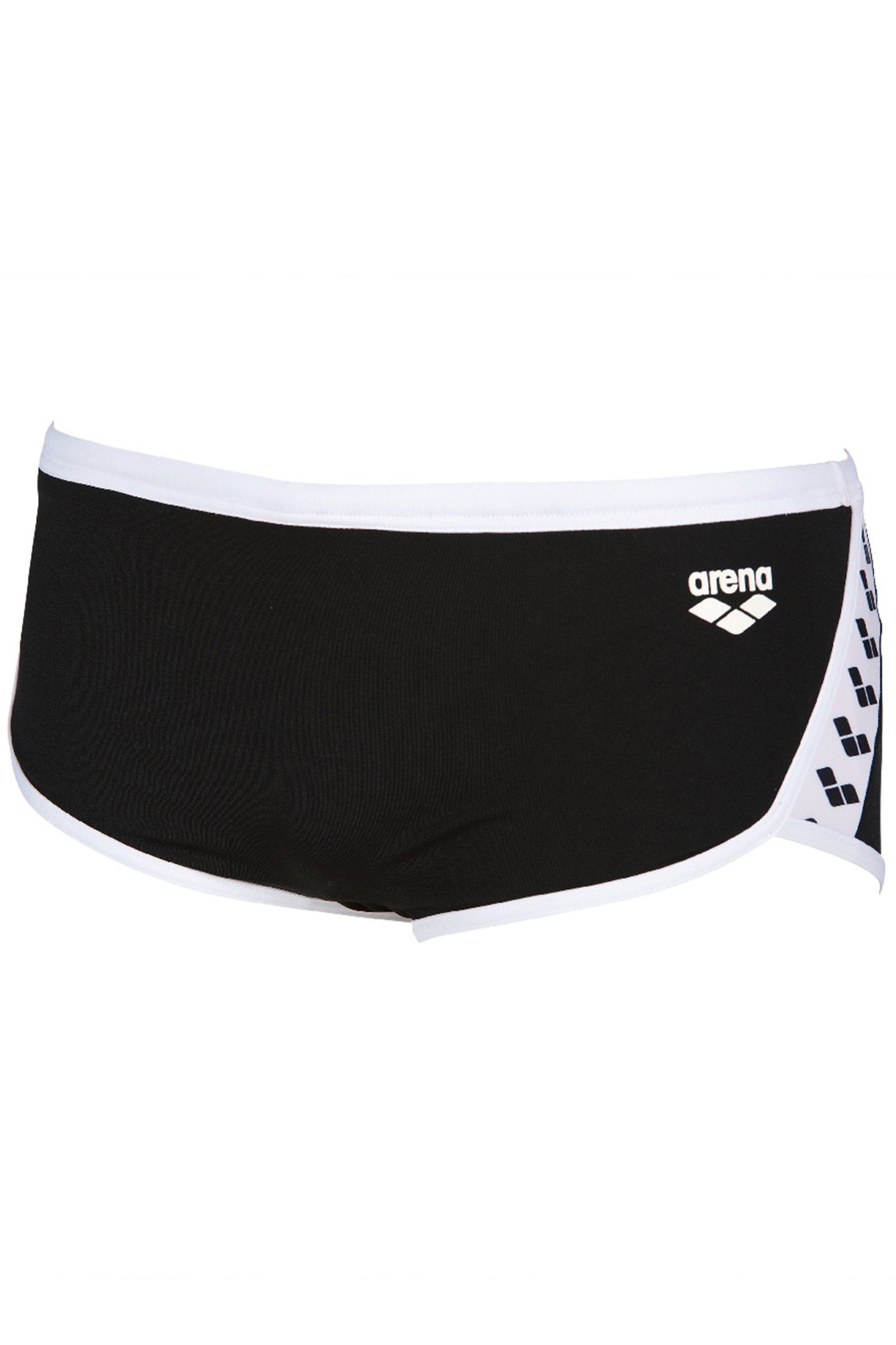 M TEAM STRIPE LOW WAIST SHORT BLACK WHITE 3