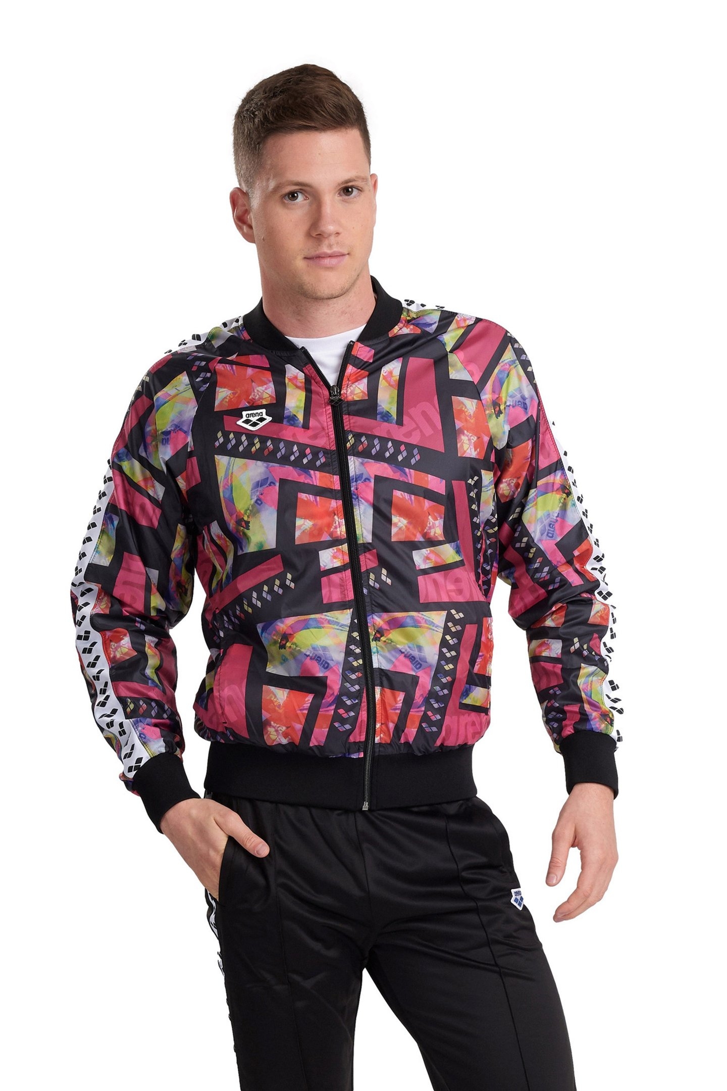 RELAX IV TEAM JACKET POLY MULTI BLACK 1