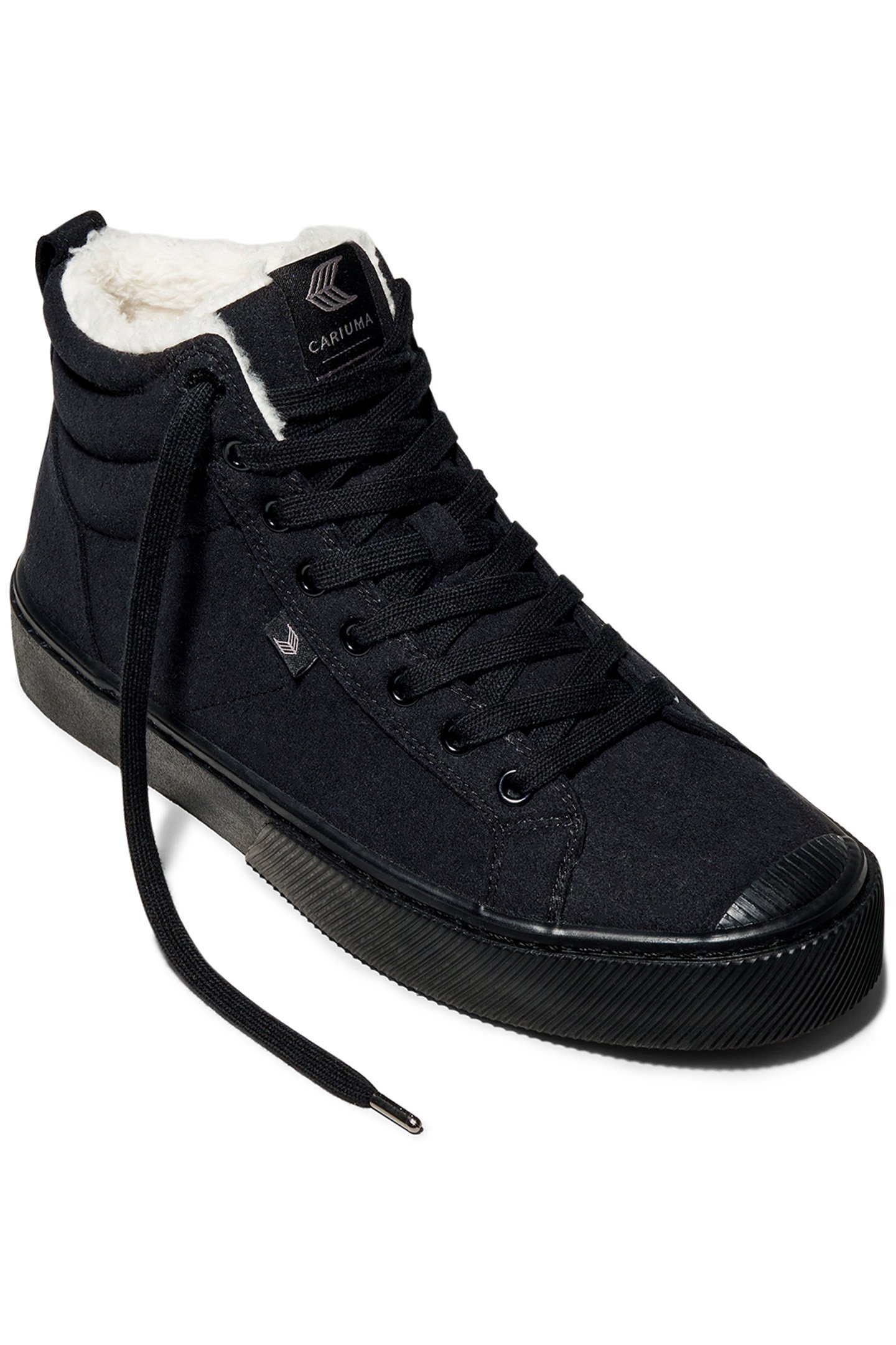 OCA THERMA HIGH ALL BLACK SUEDE BOOT BLACK 2