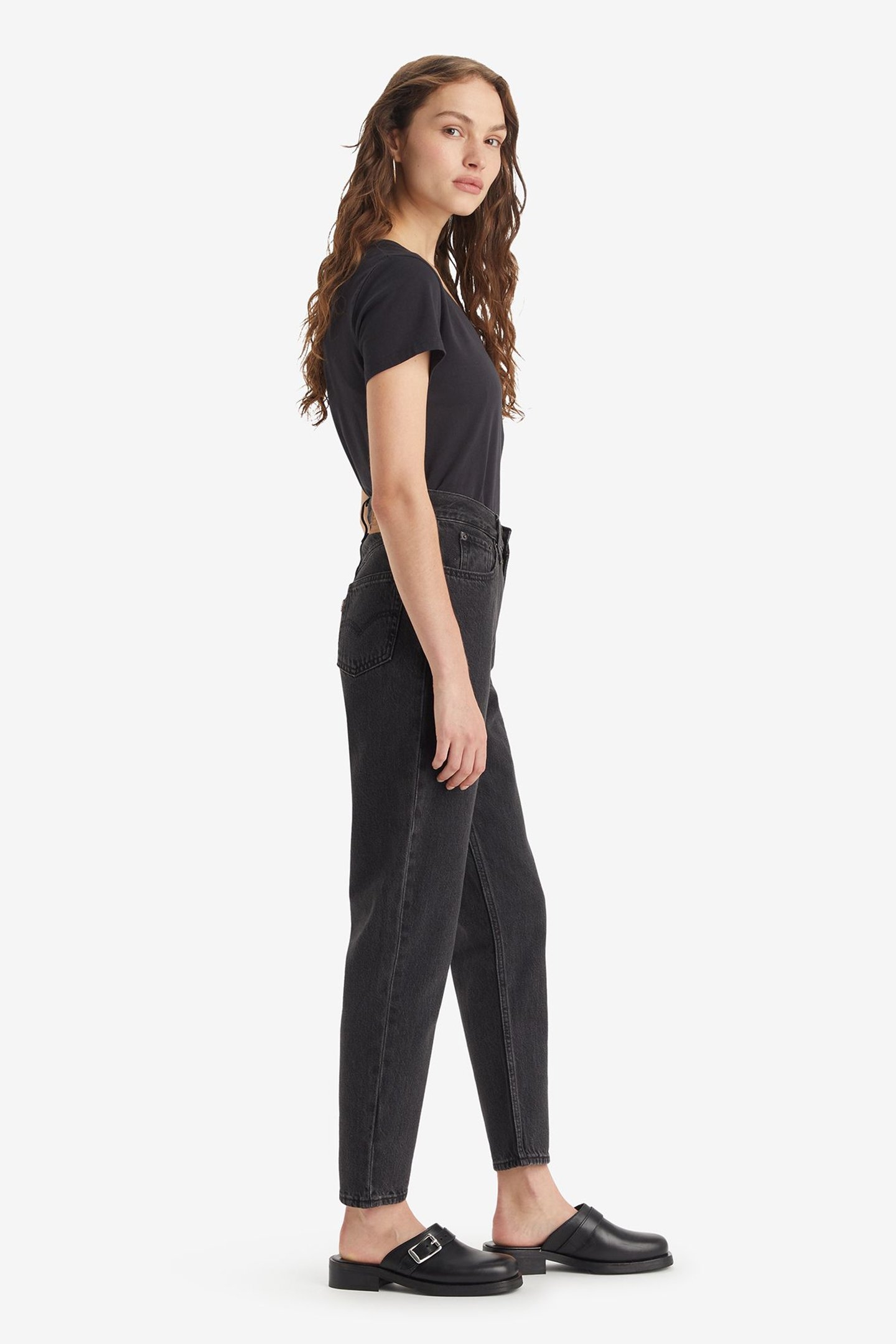 80'S MOM JEANS BLACK 6