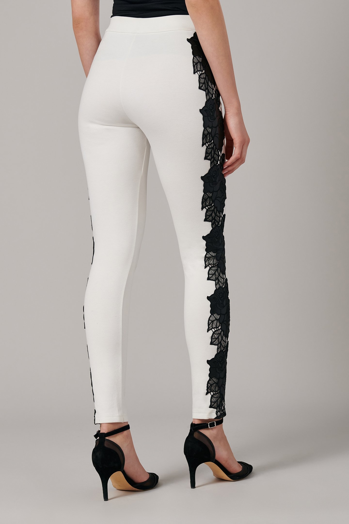 VONYA LEGGING BLACK/WHITE 2
